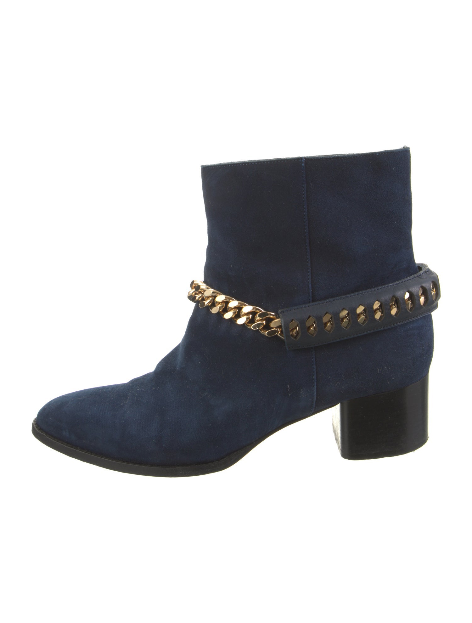 Roberto Cavalli Suede Moto Boots