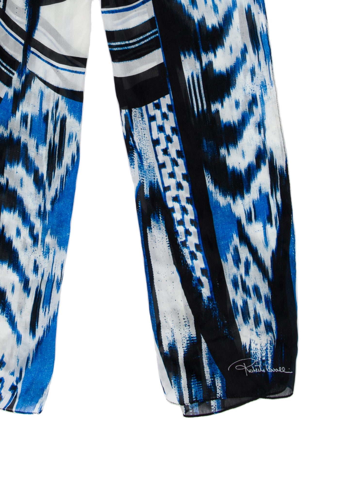 Roberto Cavalli Silk Printed Scarf