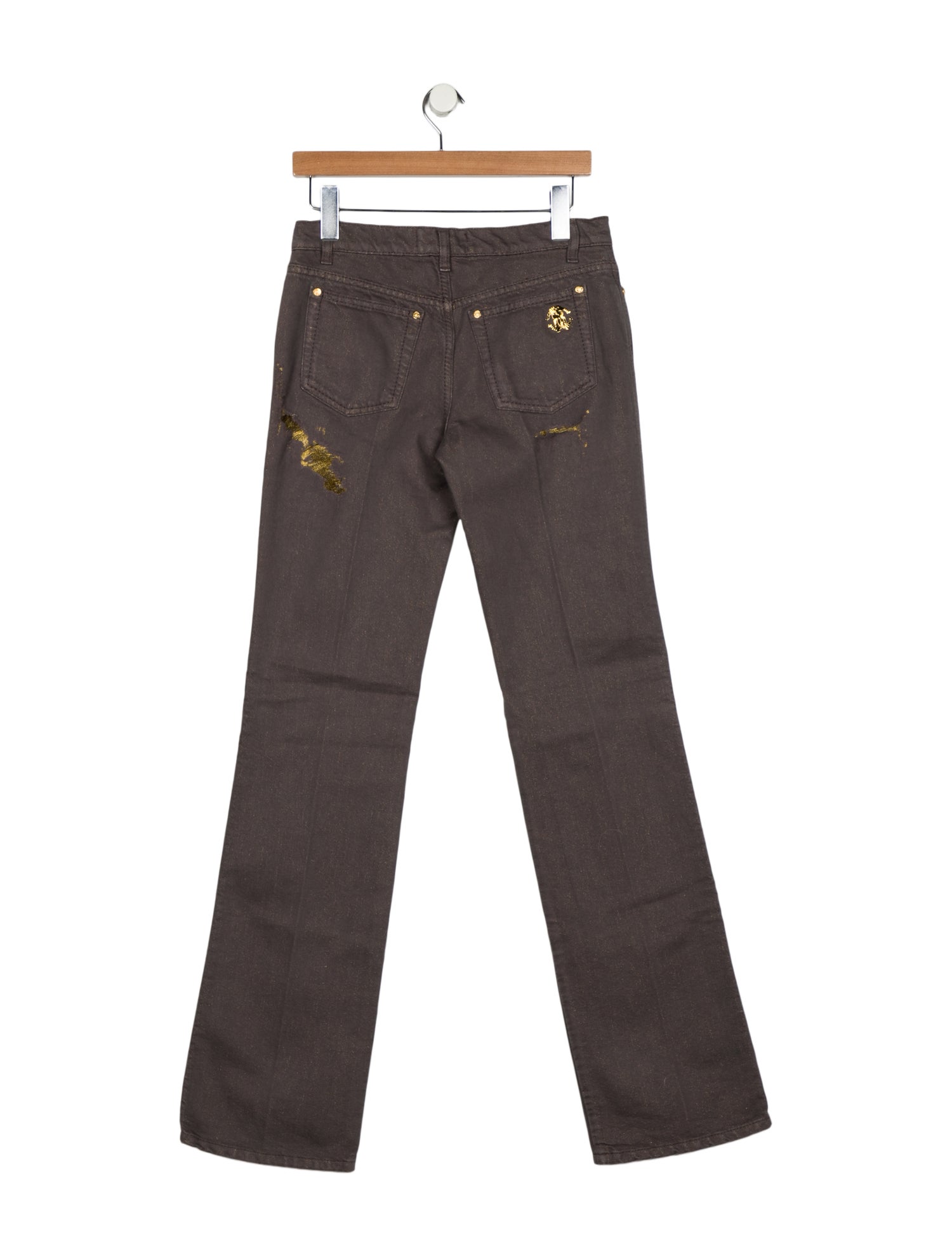 Roberto Cavalli Mid-Rise Wide Leg Jeans