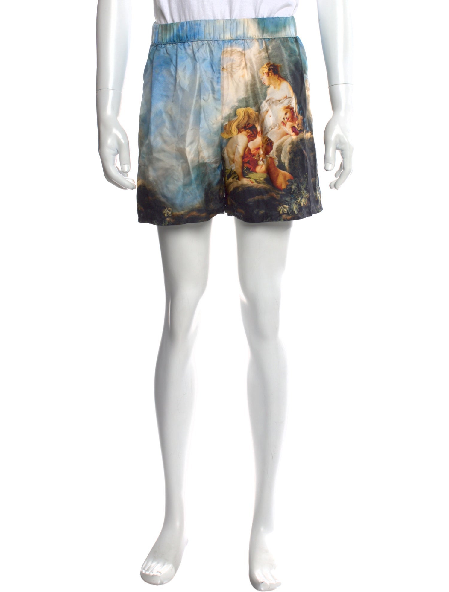 Roberto Cavalli Silk Jogger Shorts