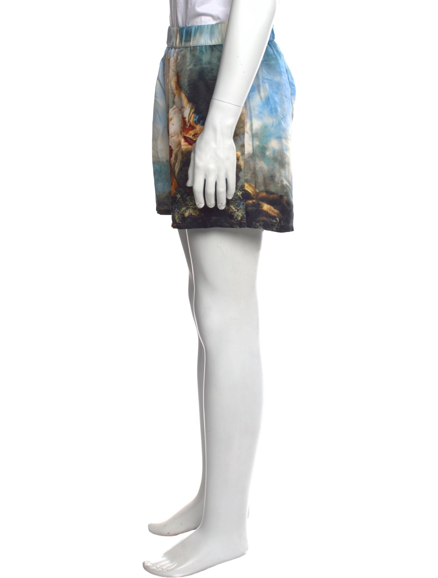 Roberto Cavalli Silk Jogger Shorts