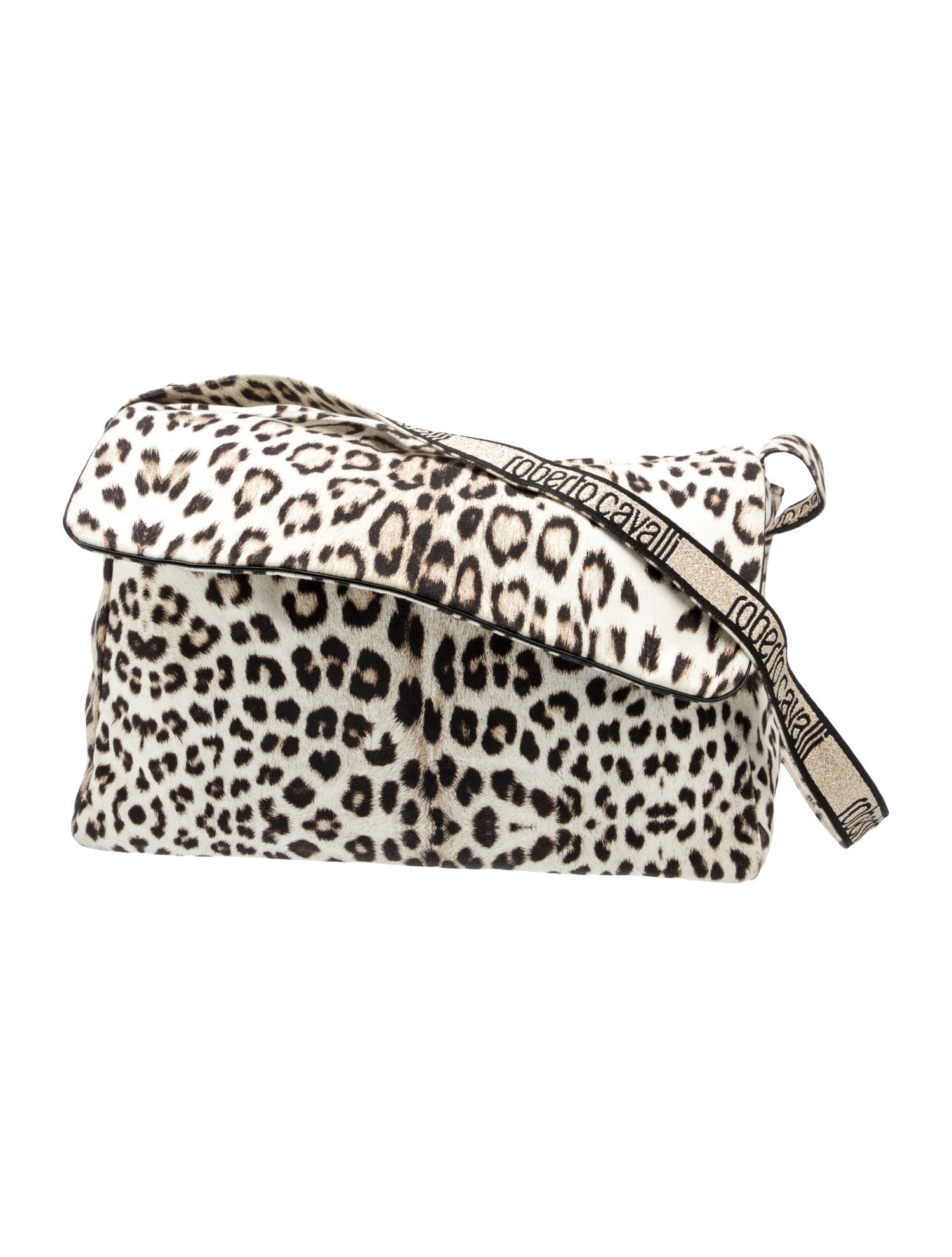 Roberto Cavalli Leather Crossbody Bag