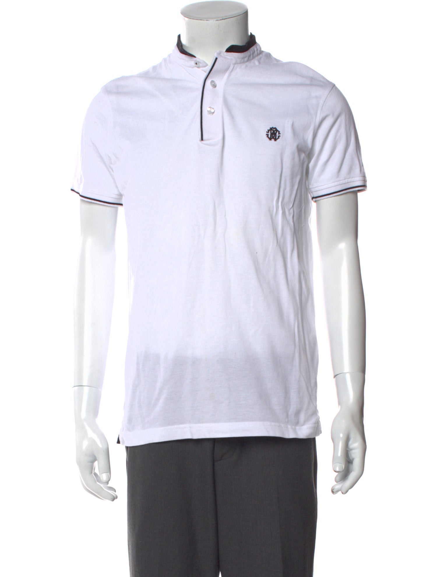 Roberto Cavalli Striped Short Sleeve Shirt