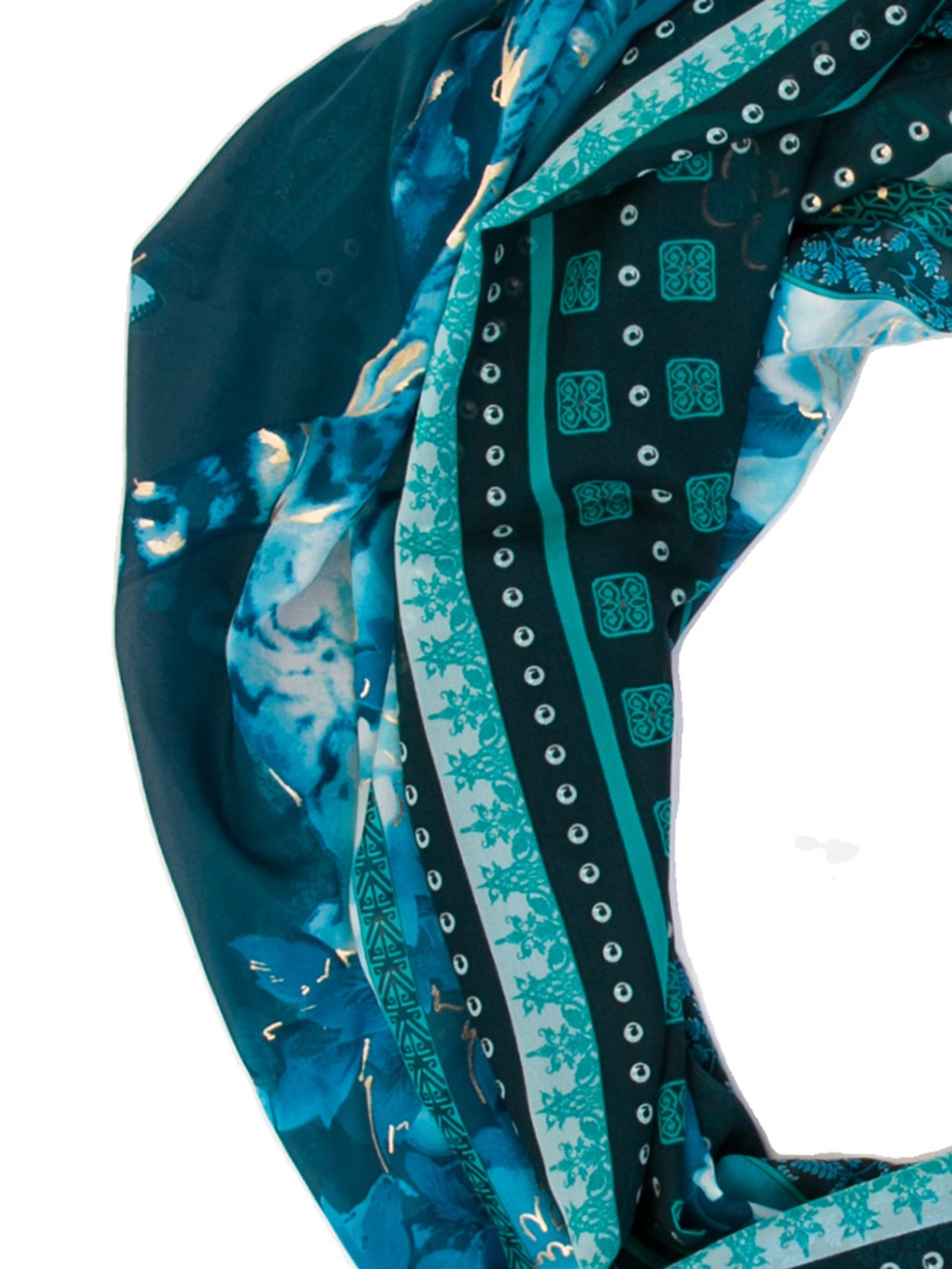 Roberto Cavalli Silk Printed Scarf