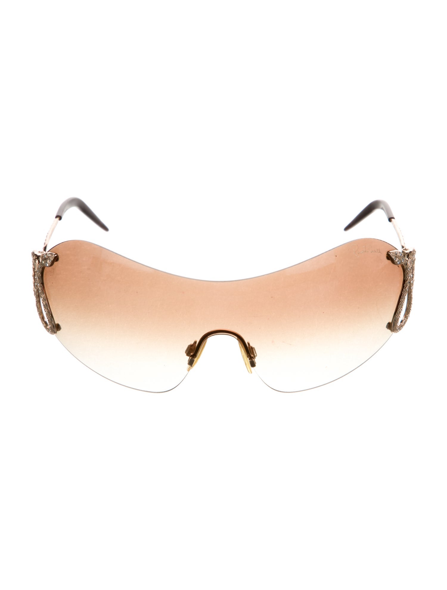 Roberto Cavalli Shield Gradient Sunglasses