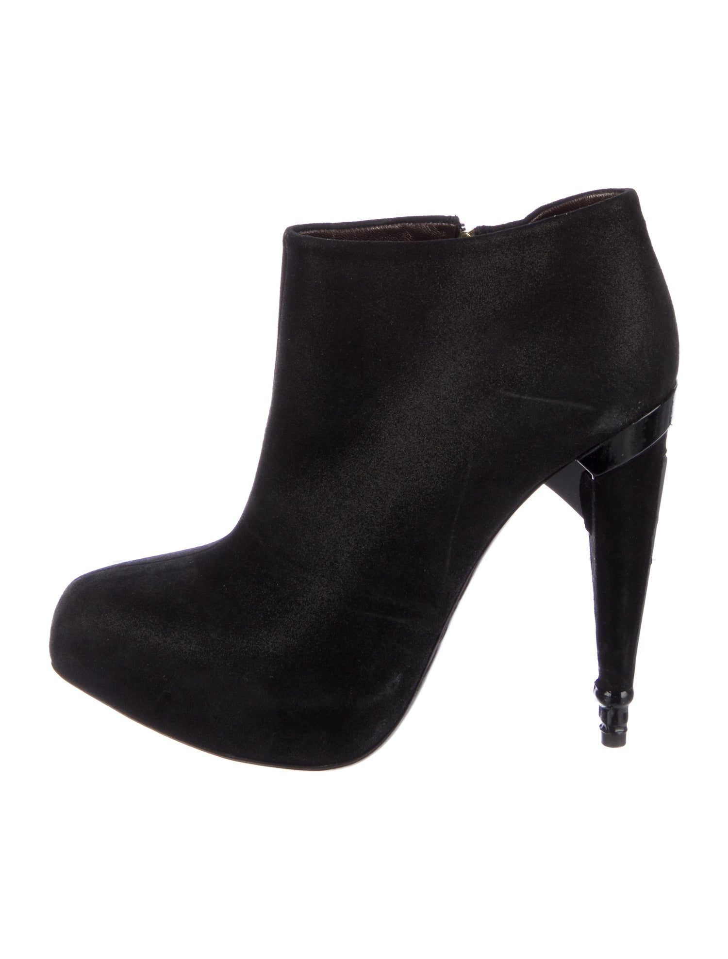 Roberto Cavalli Suede Animal Print Boots