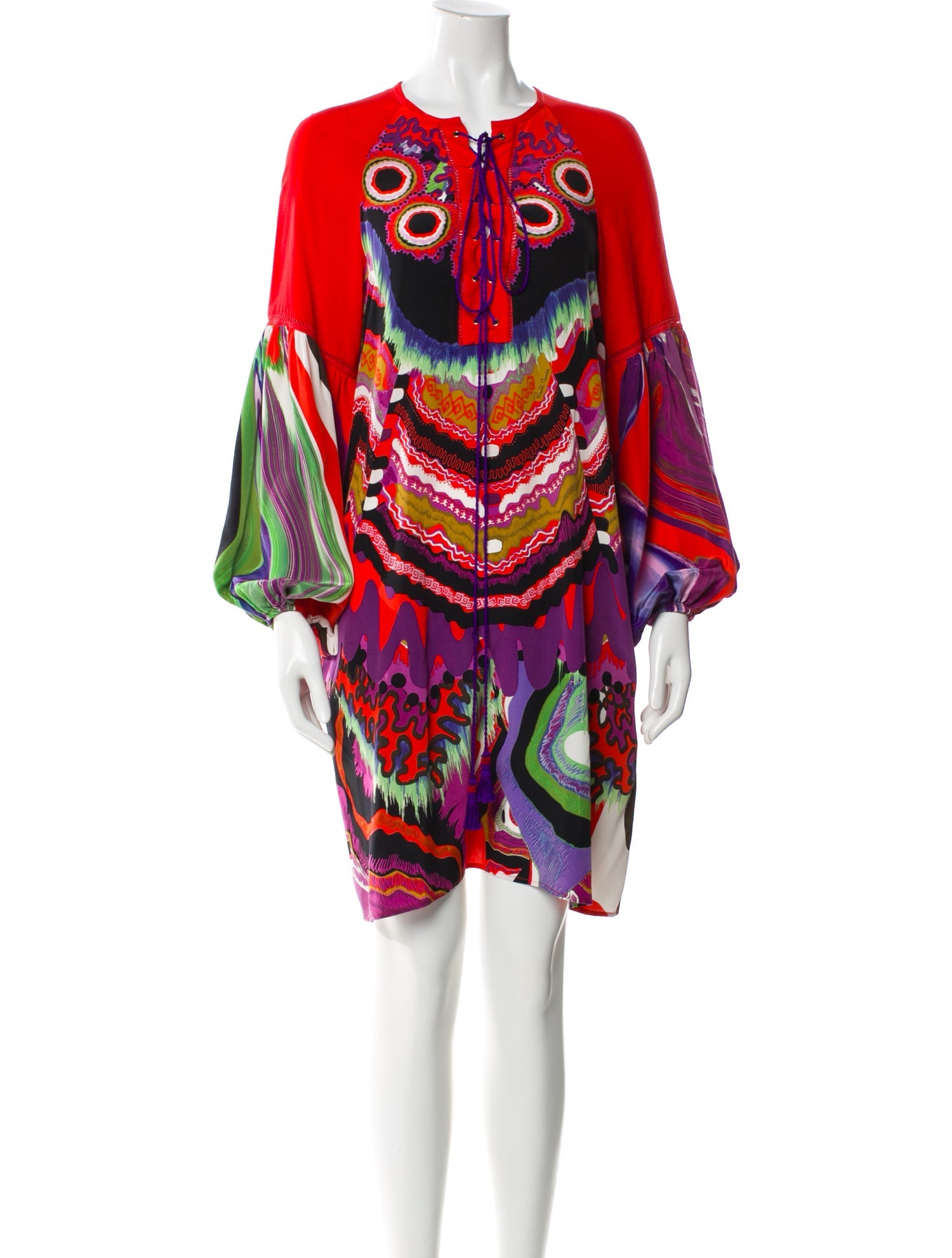 Roberto Cavalli Silk Mini Dress