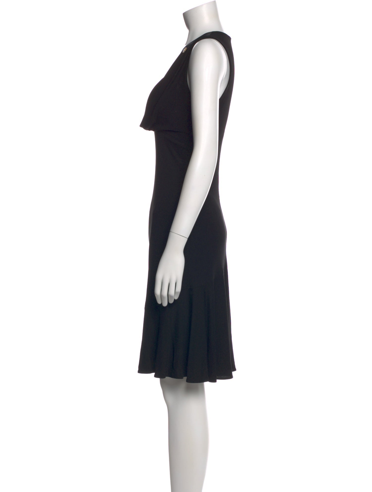 Roberto Cavalli Cowl Neck Knee-Length Dress