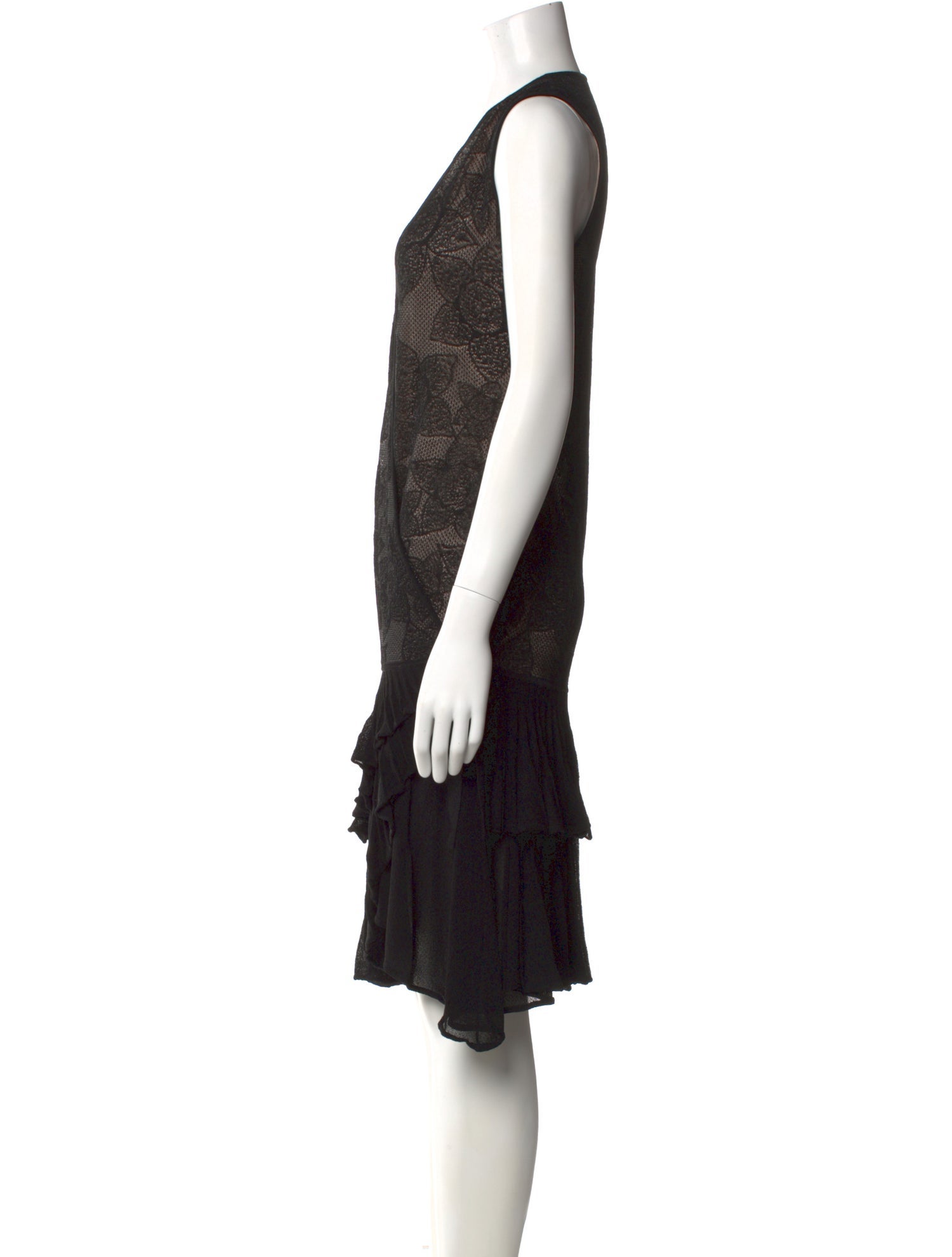 Roberto Cavalli Floral Print Knee-Length Dress