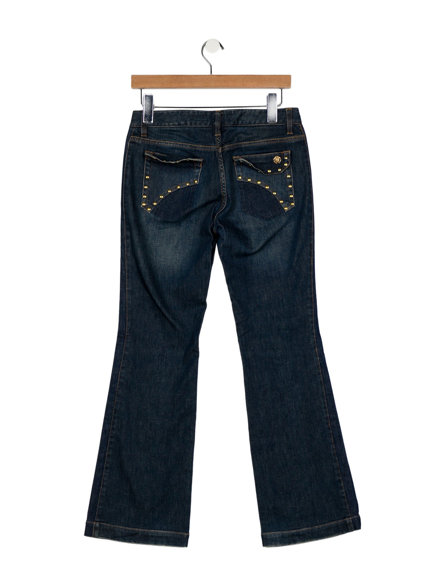 Roberto Cavalli Low-Rise Wide Leg Jeans