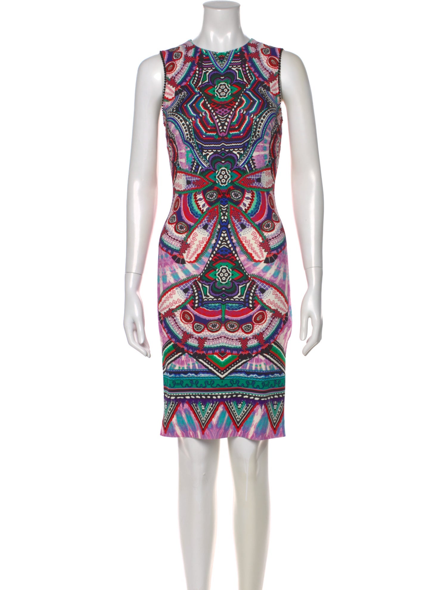 Roberto Cavalli Printed Knee-Length Dress