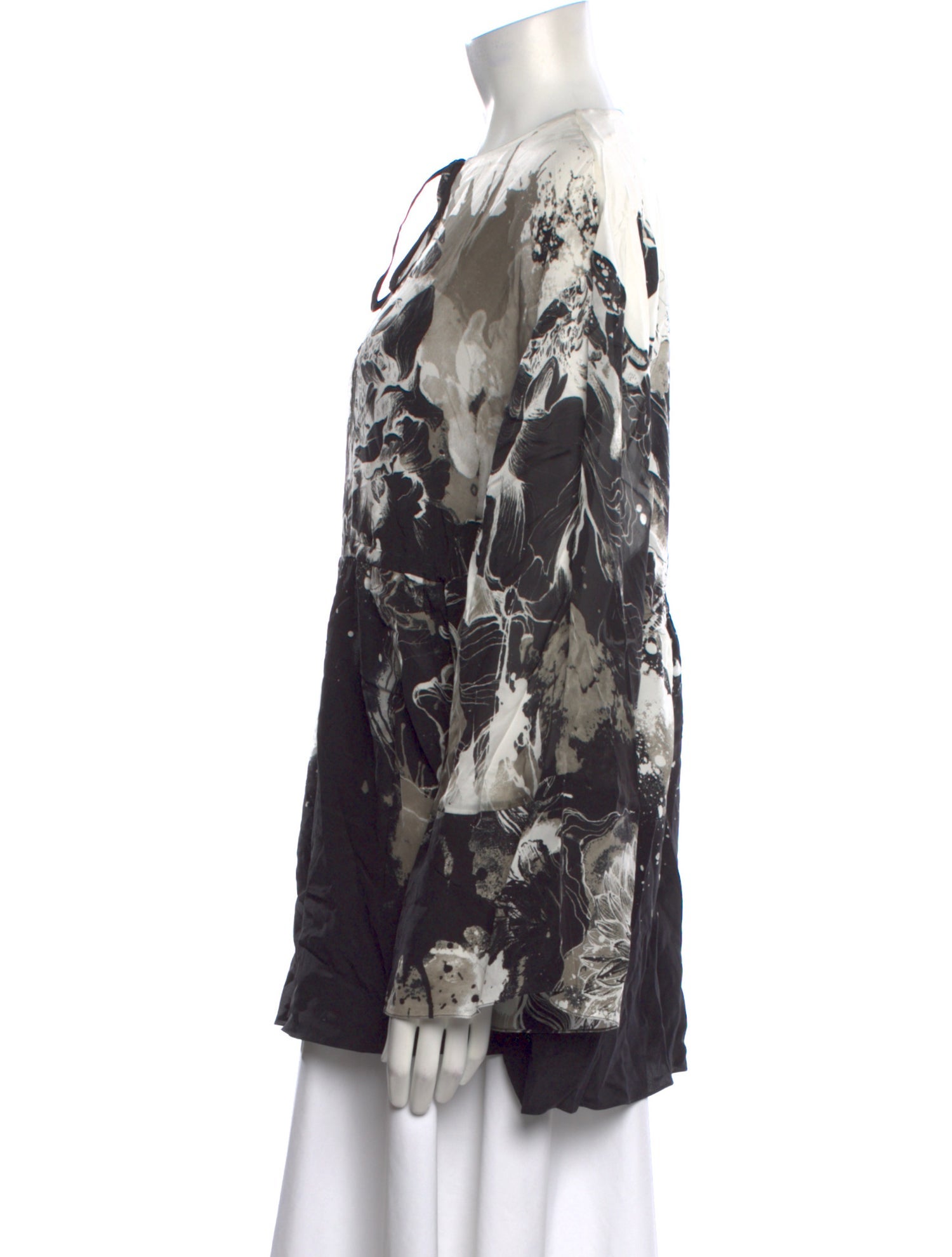 Roberto Cavalli Silk Floral Print Blouse