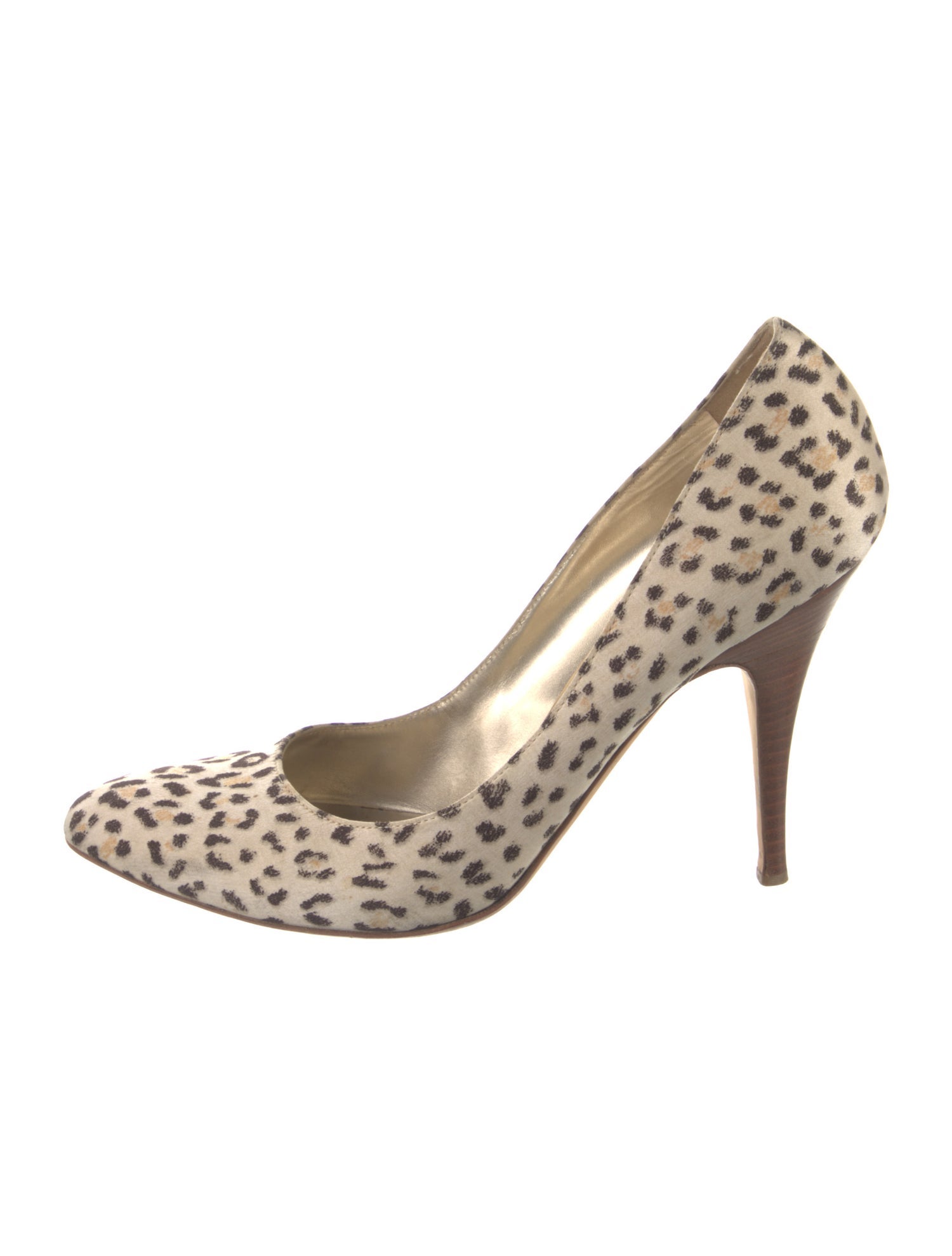 Roberto Cavalli Suede Animal Print Pumps