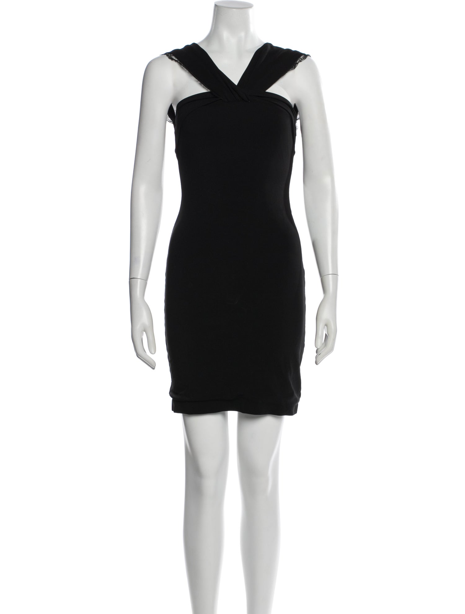 Roberto Cavalli V-Neck Mini Dress