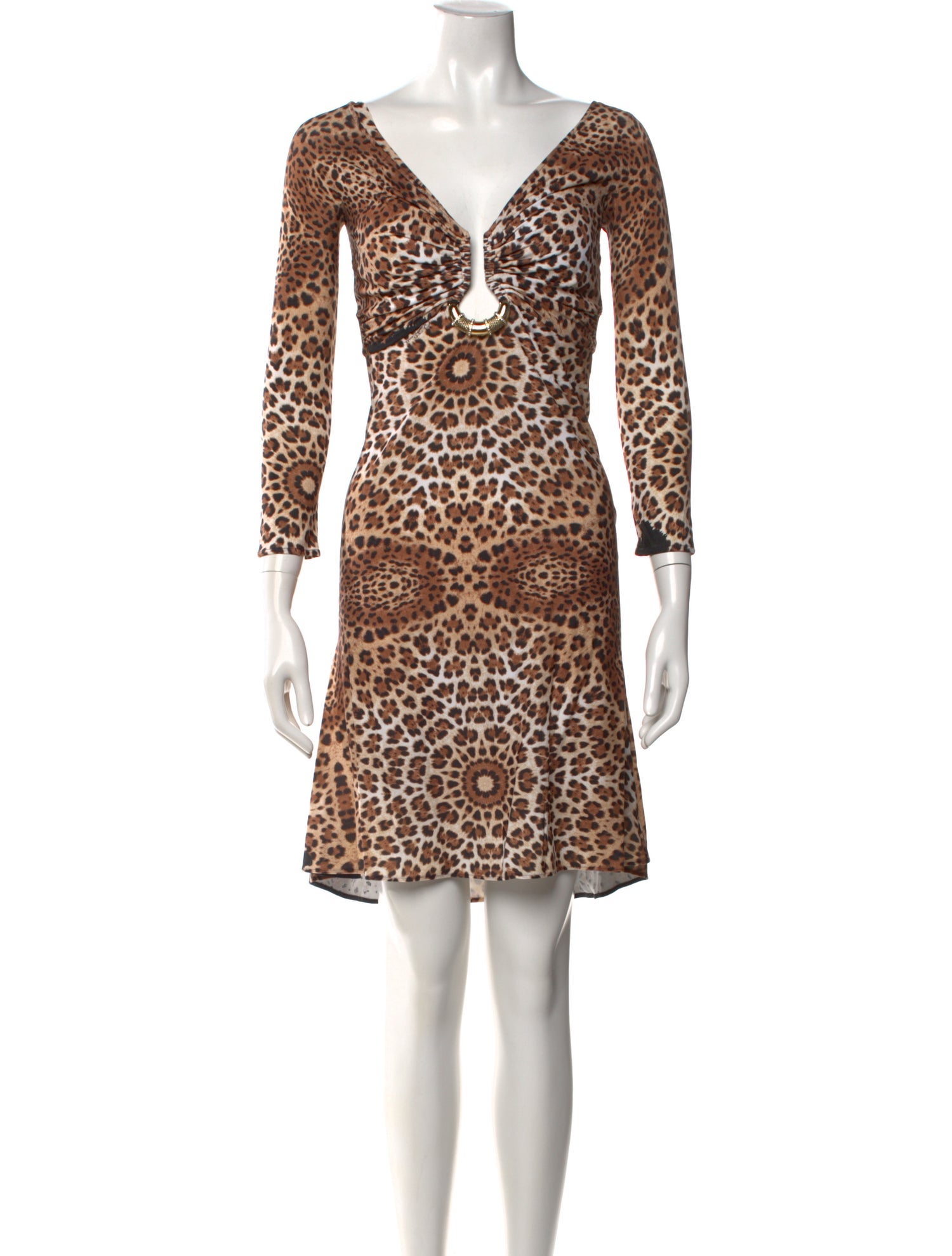 Roberto Cavalli Animal Print Mini Dress