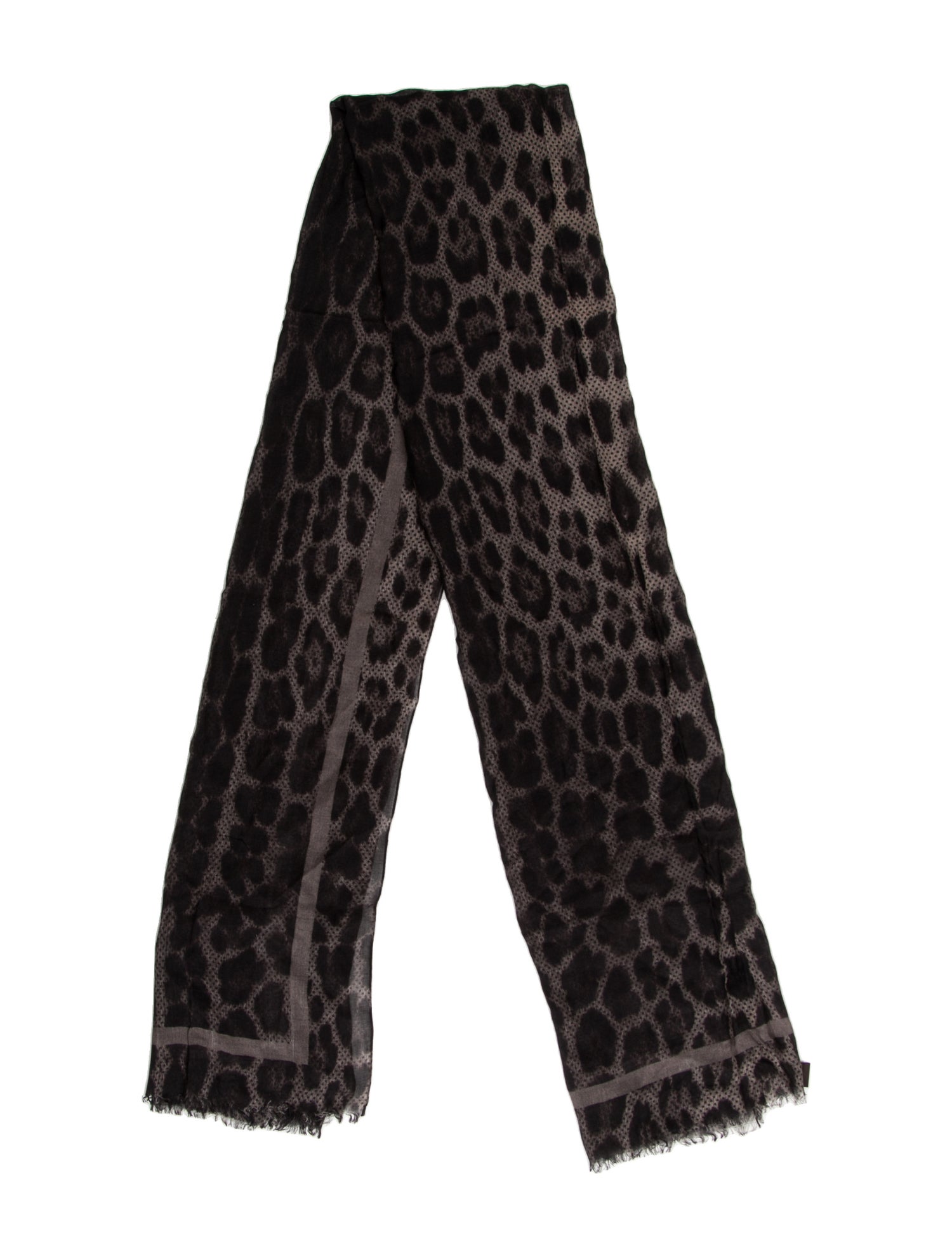 Roberto Cavalli Animal Print Scarf