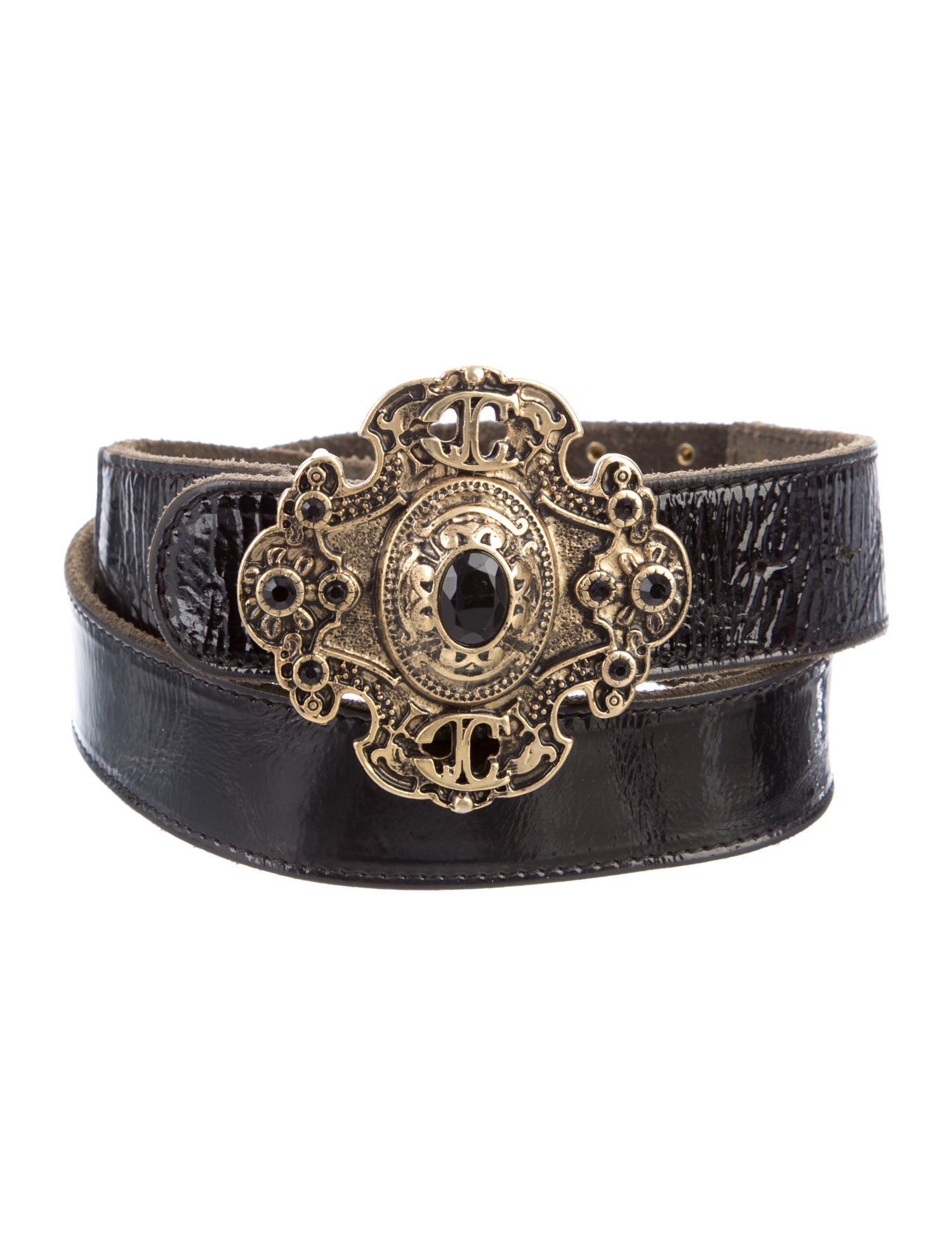 Roberto Cavalli Patent Leather Belt