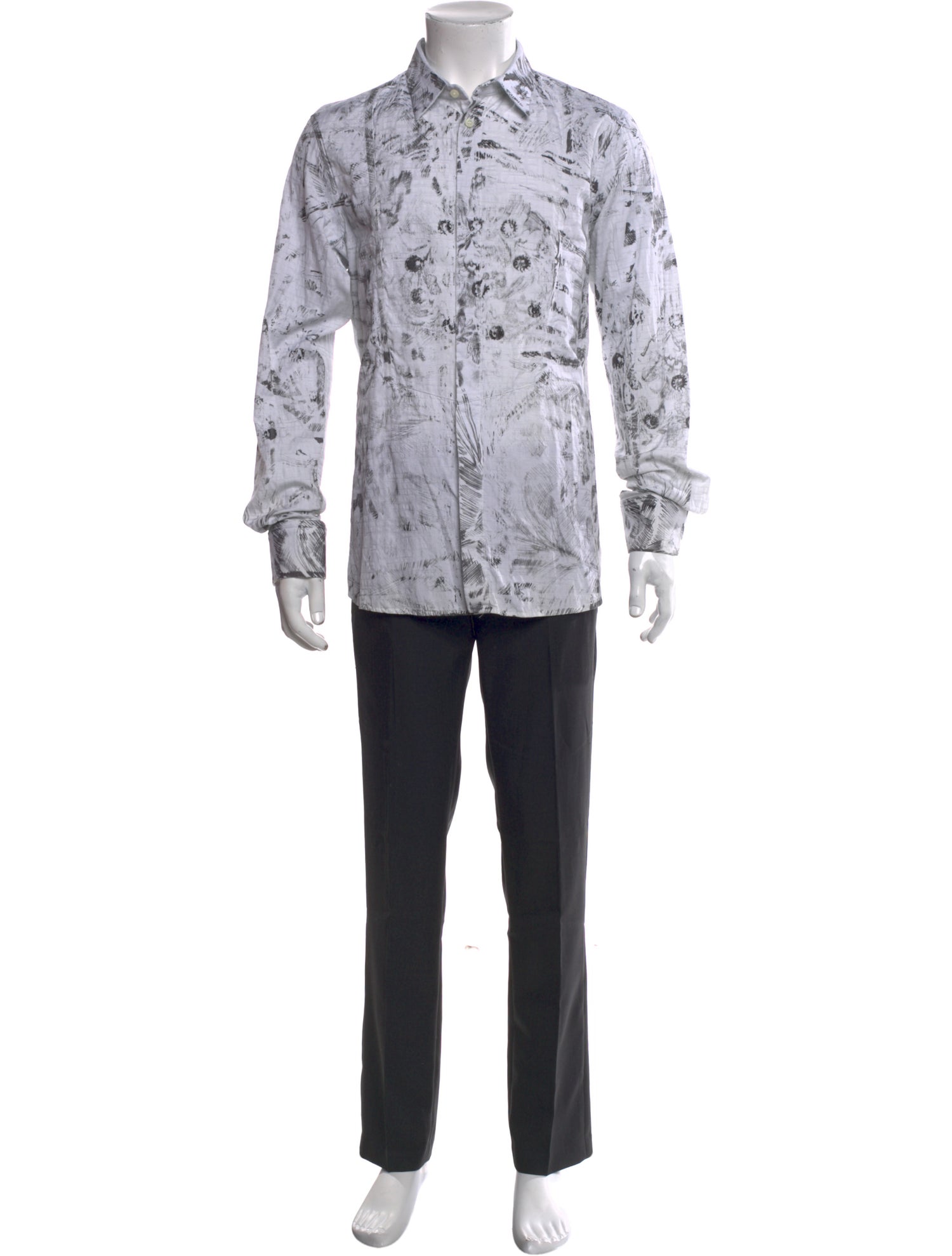 Roberto Cavalli Paisley Print Long Sleeve Shirt