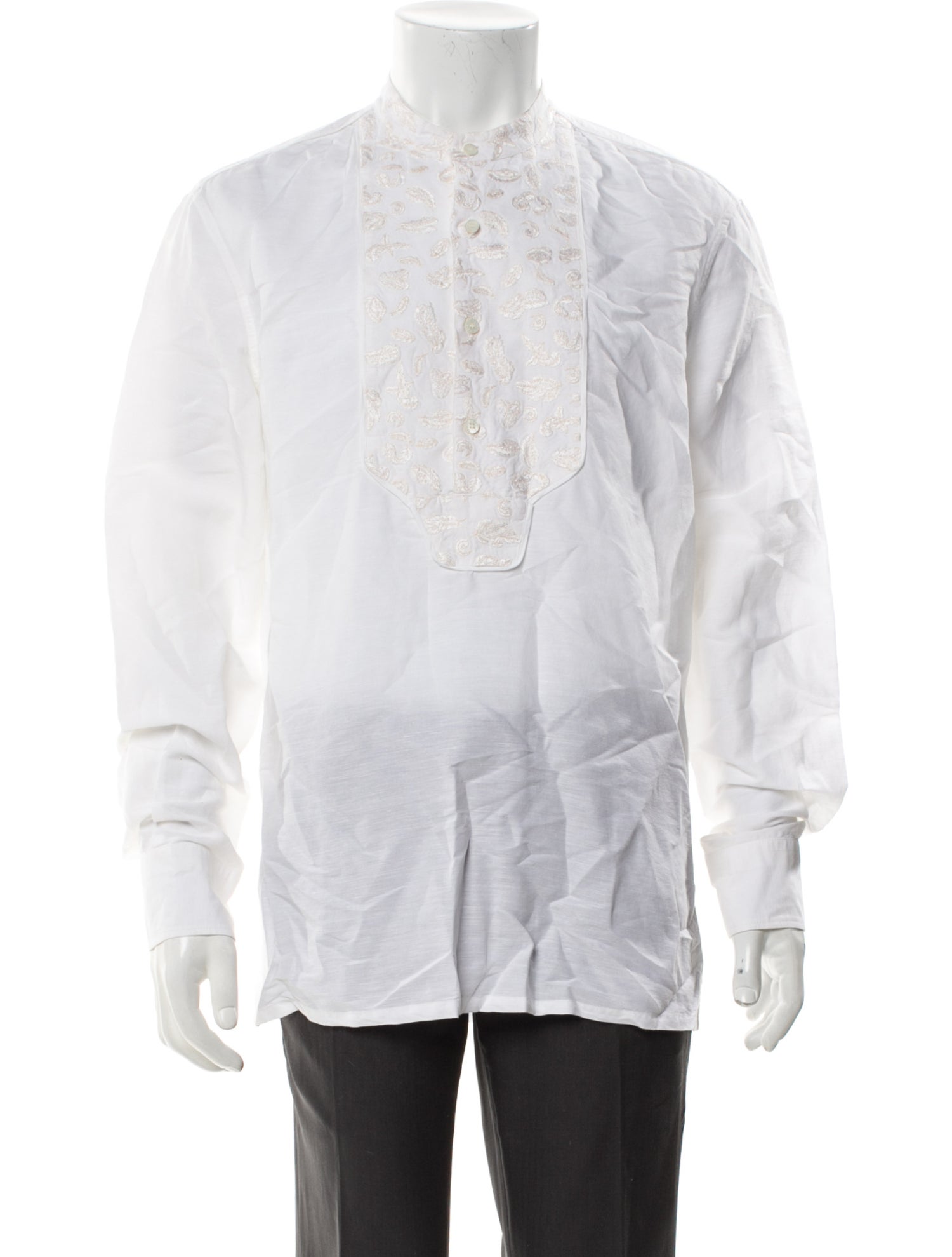 Roberto Cavalli Vintage 2000's Tuxedo Shirt