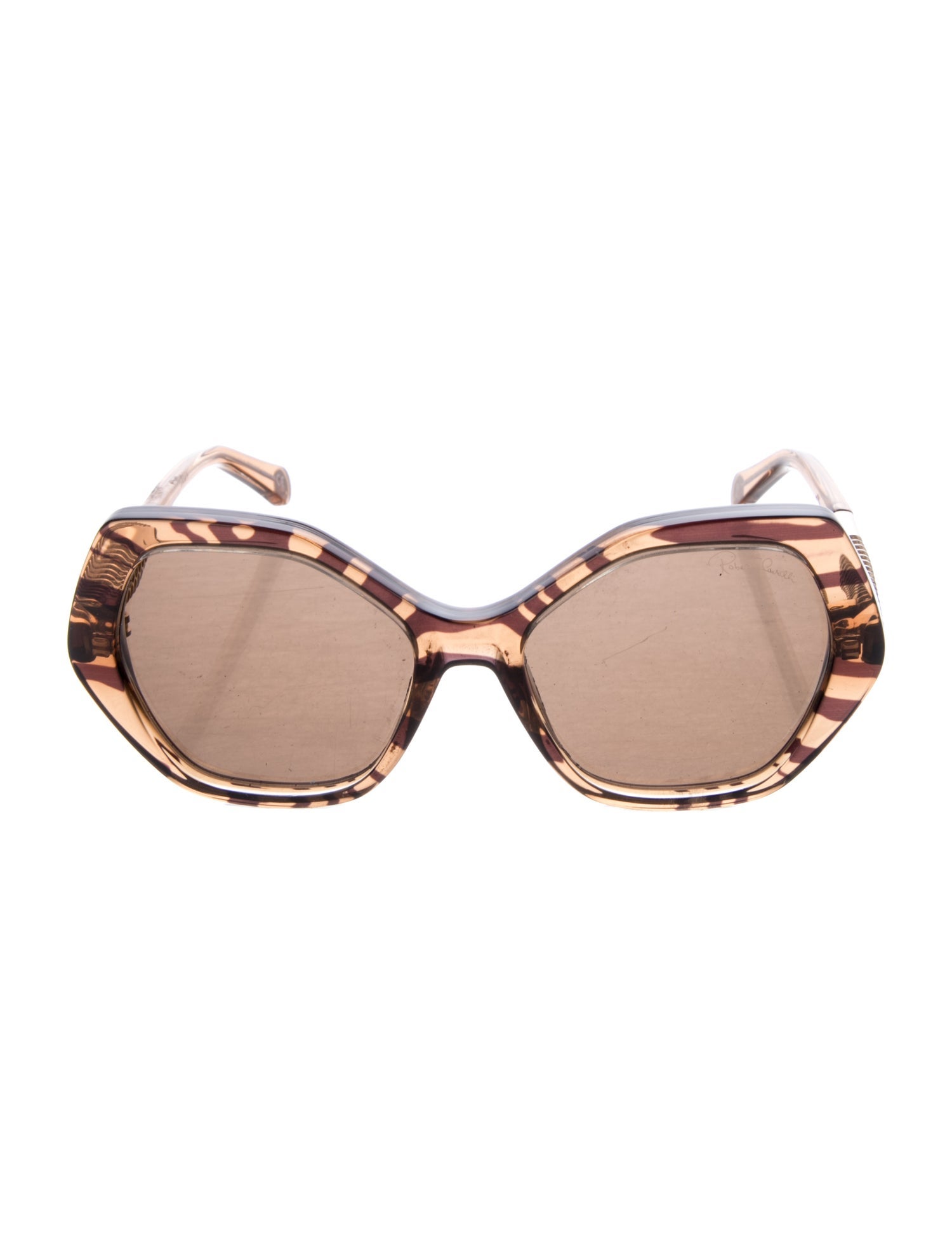 Roberto Cavalli Oversize Mirrored Sunglasses