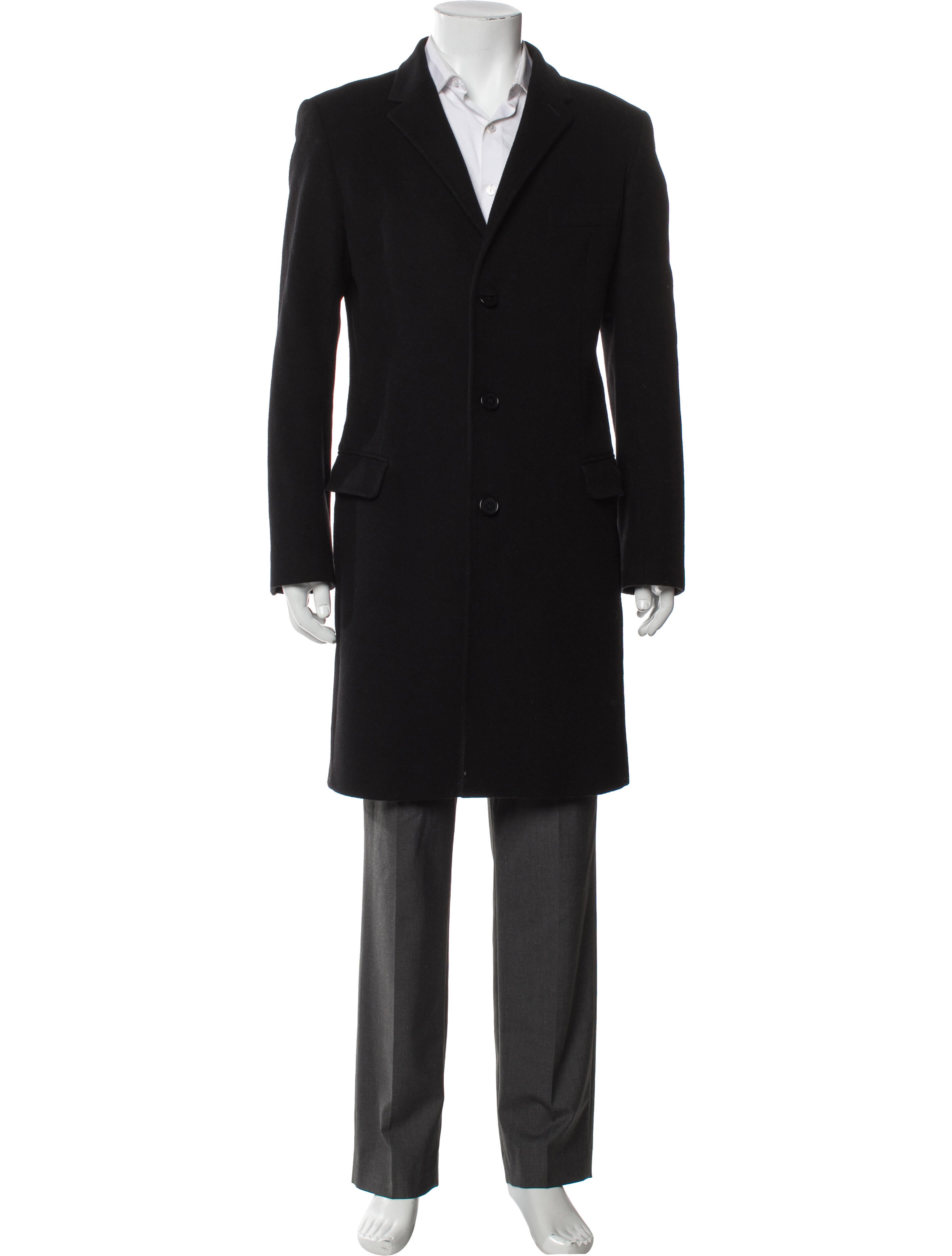 Roberto Cavalli Wool Overcoat