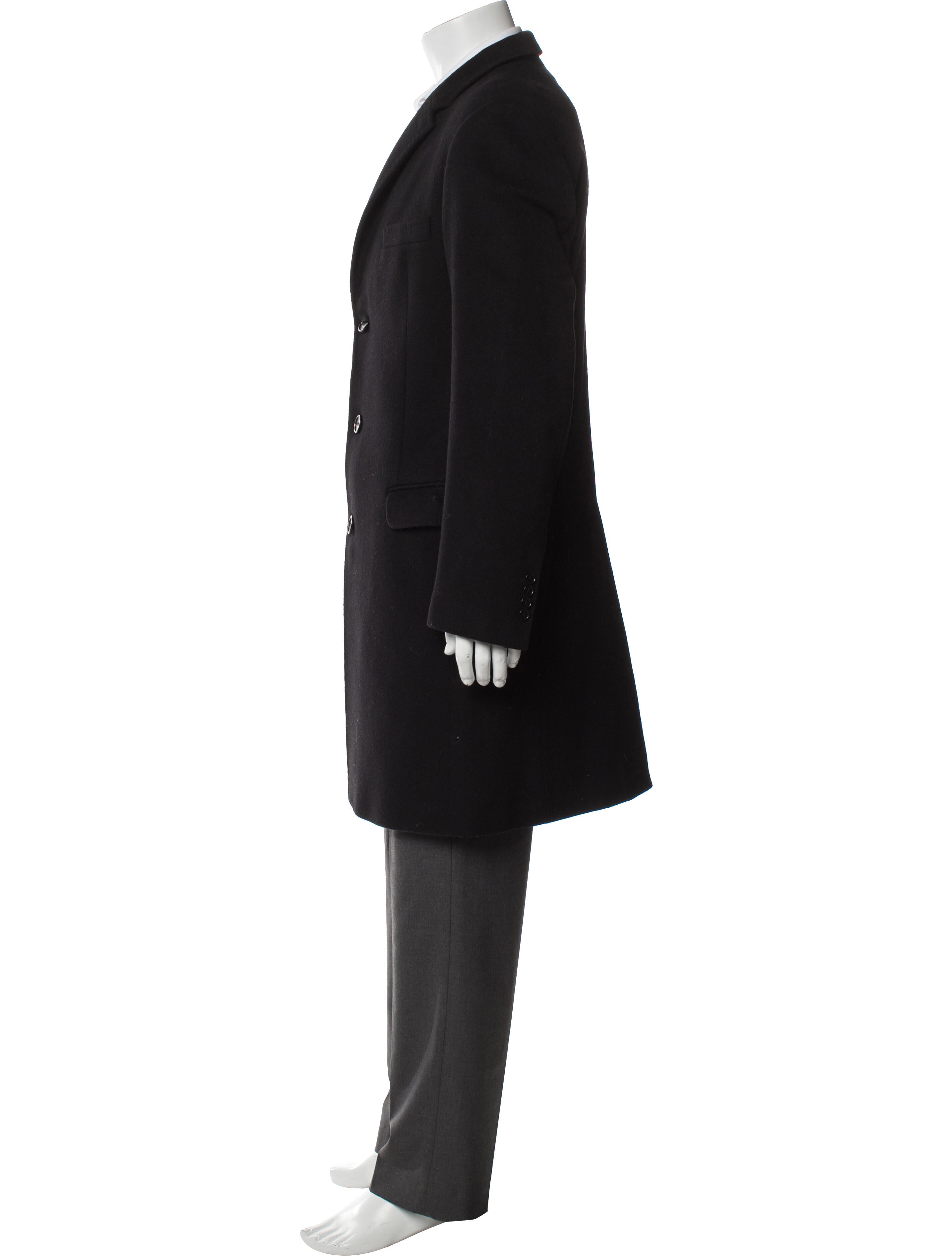 Roberto Cavalli Wool Overcoat