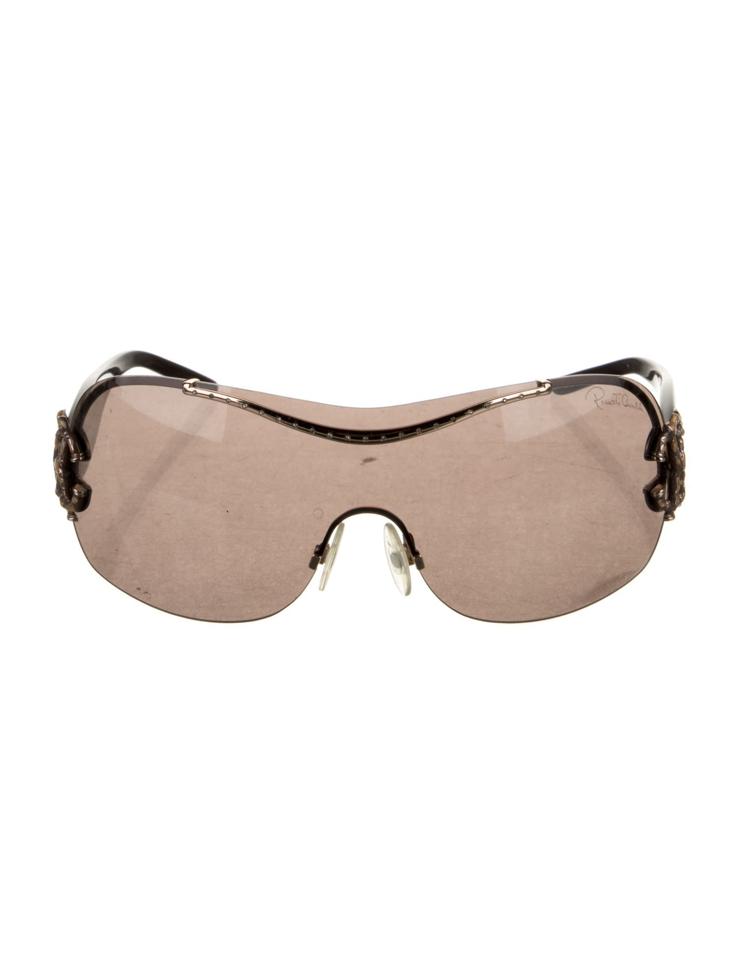 Roberto Cavalli Shield Tinted Sunglasses