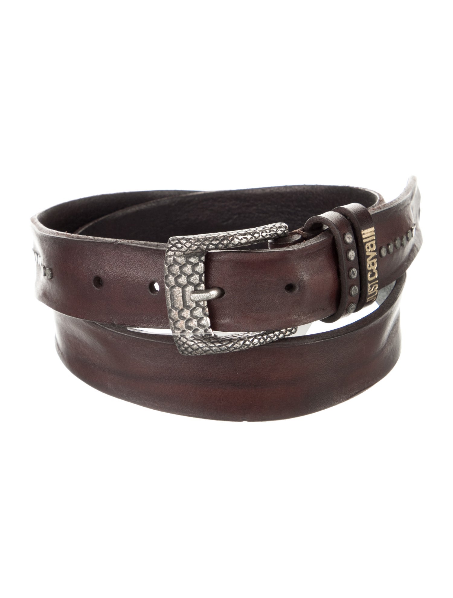 Roberto Cavalli Leather Waist Belt
