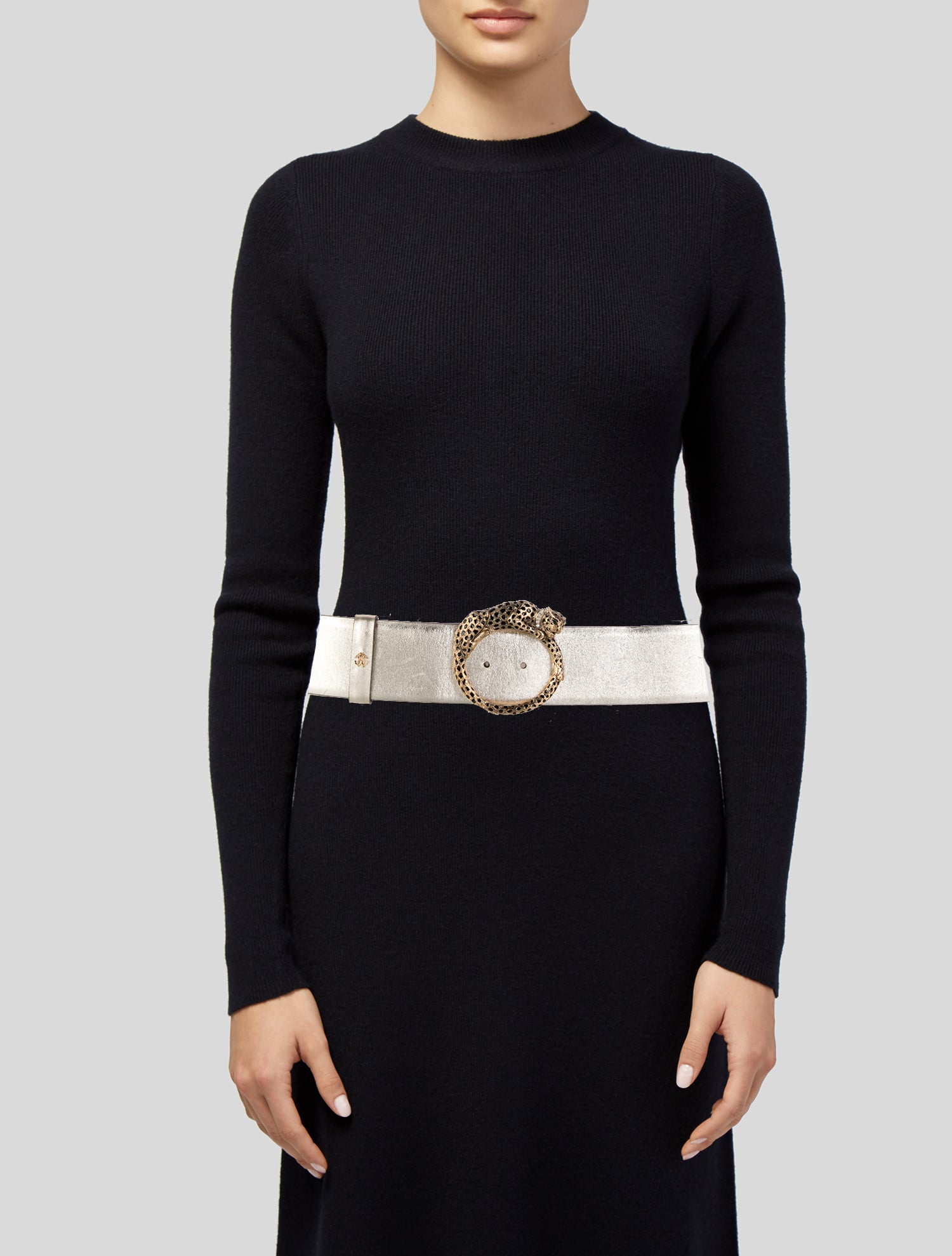 Roberto Cavalli Wide Leather Belt