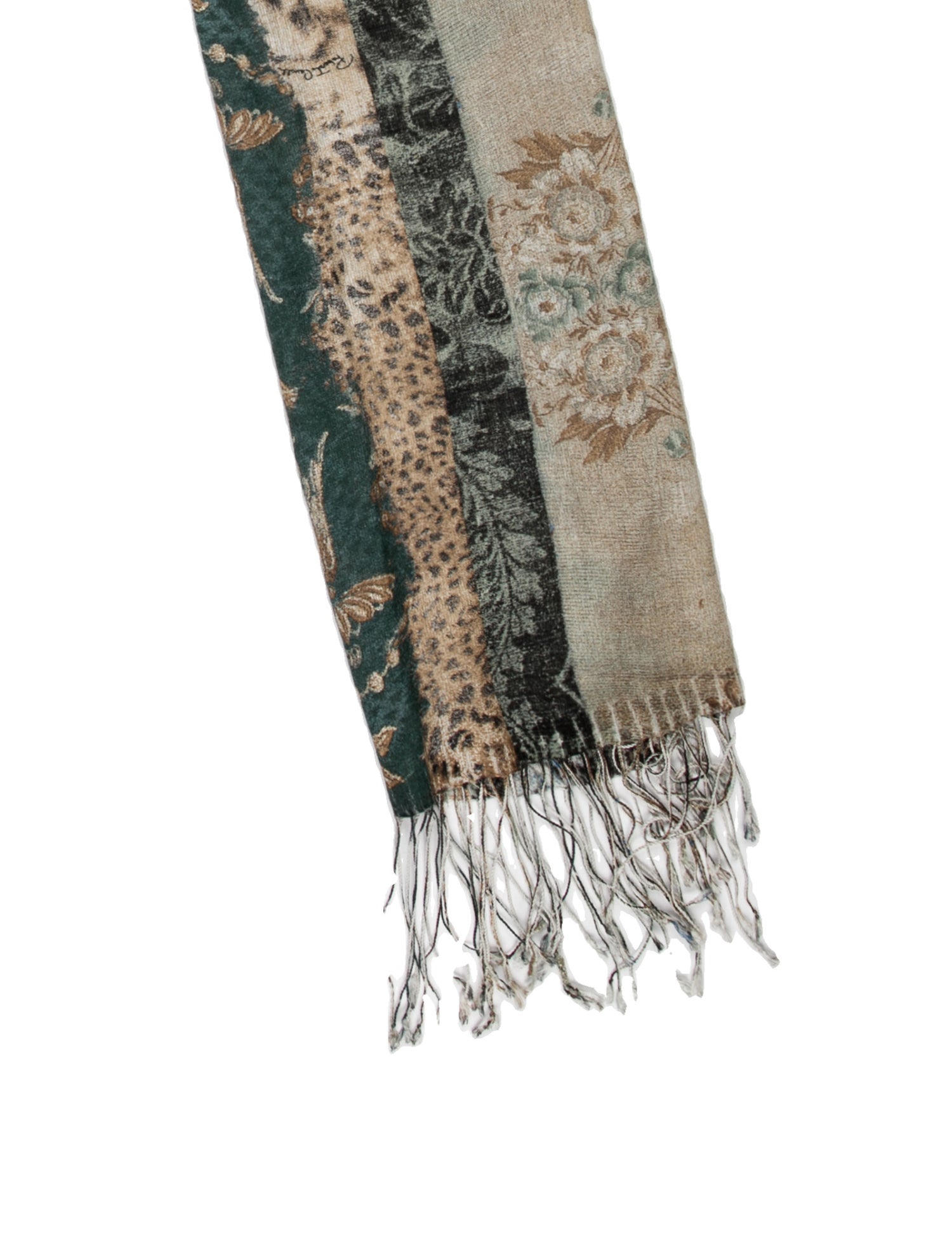 Roberto Cavalli Floral Print Scarf