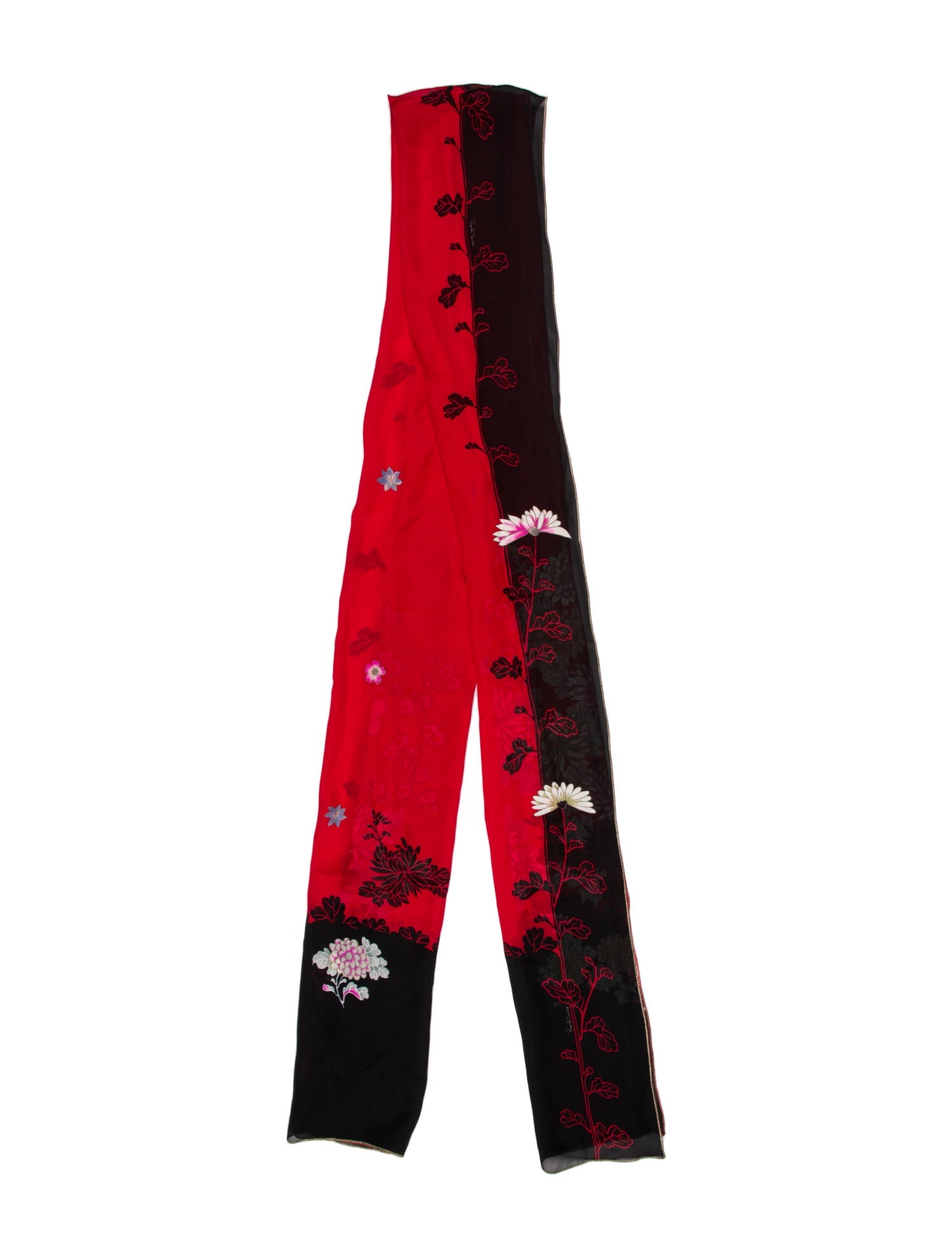 Roberto Cavalli Silk Printed Scarf