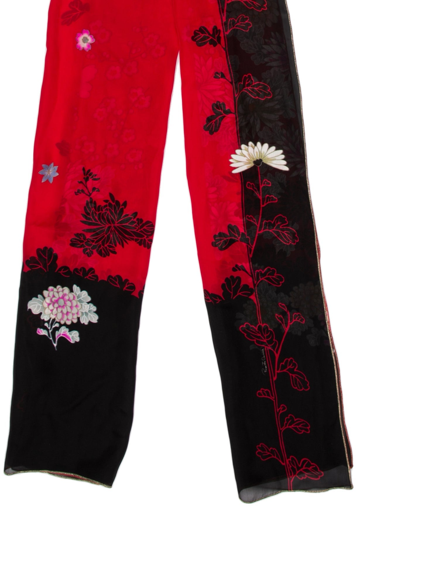 Roberto Cavalli Silk Printed Scarf