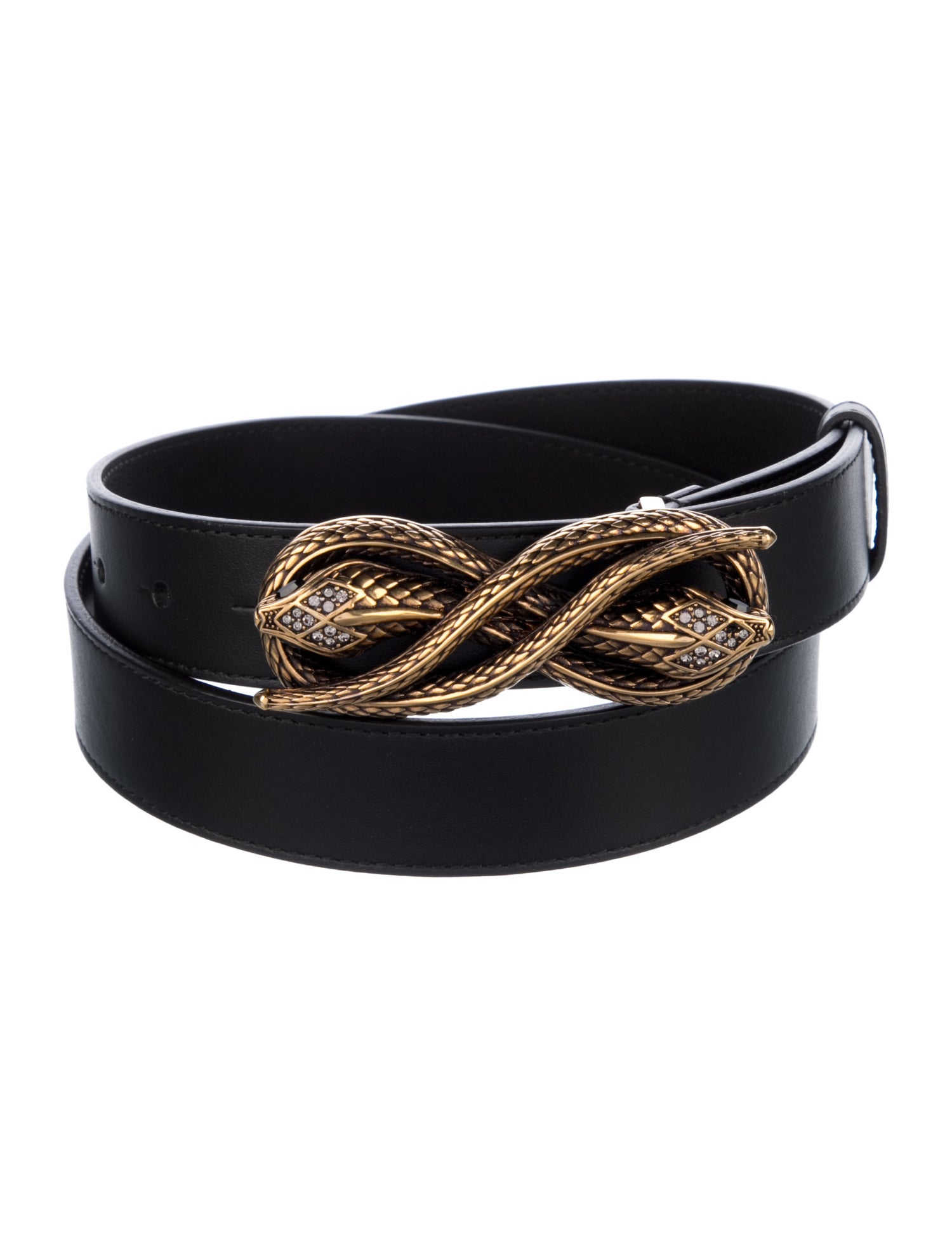Roberto Cavalli Skinny Leather Belt