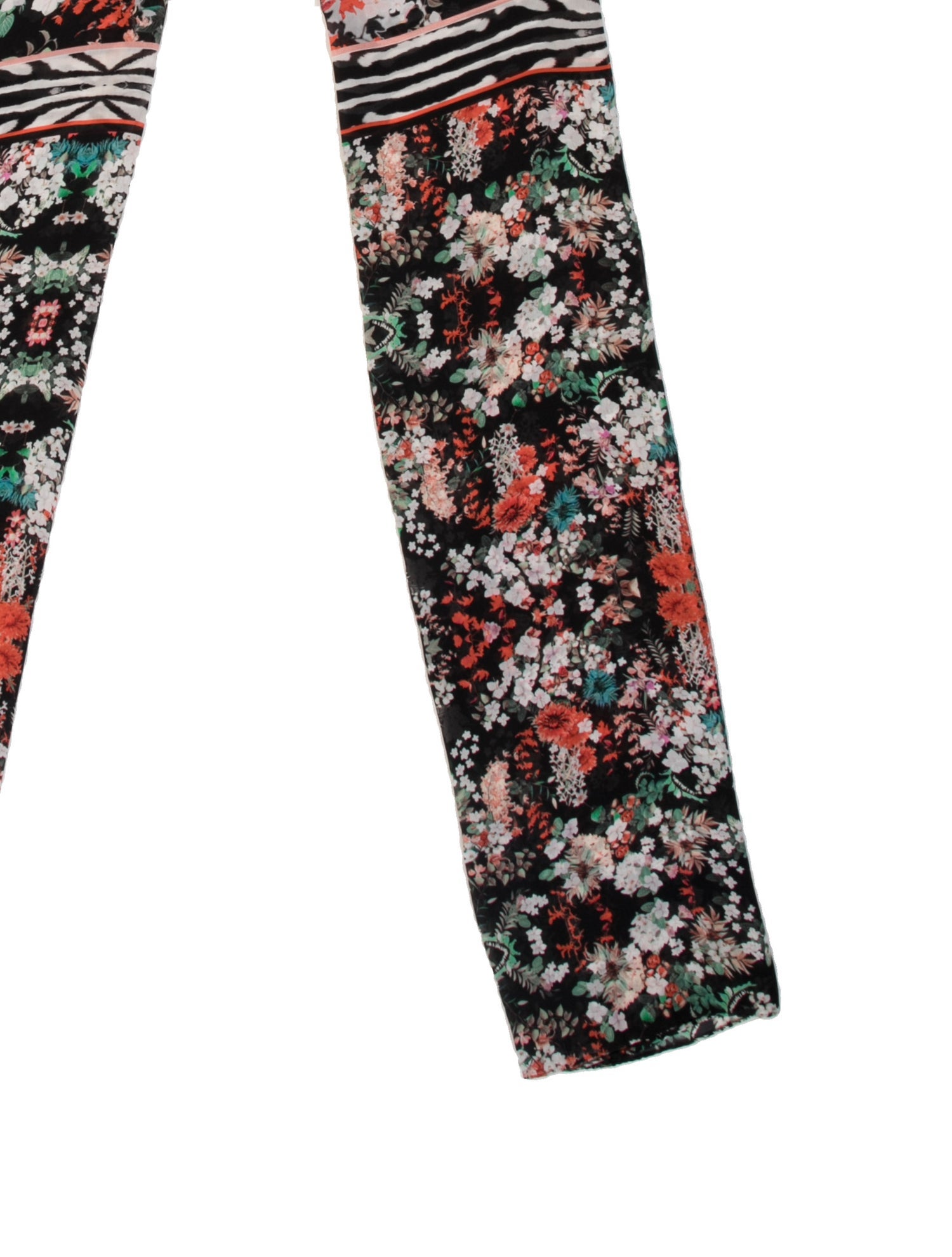 Roberto Cavalli Silk Floral Print Scarf