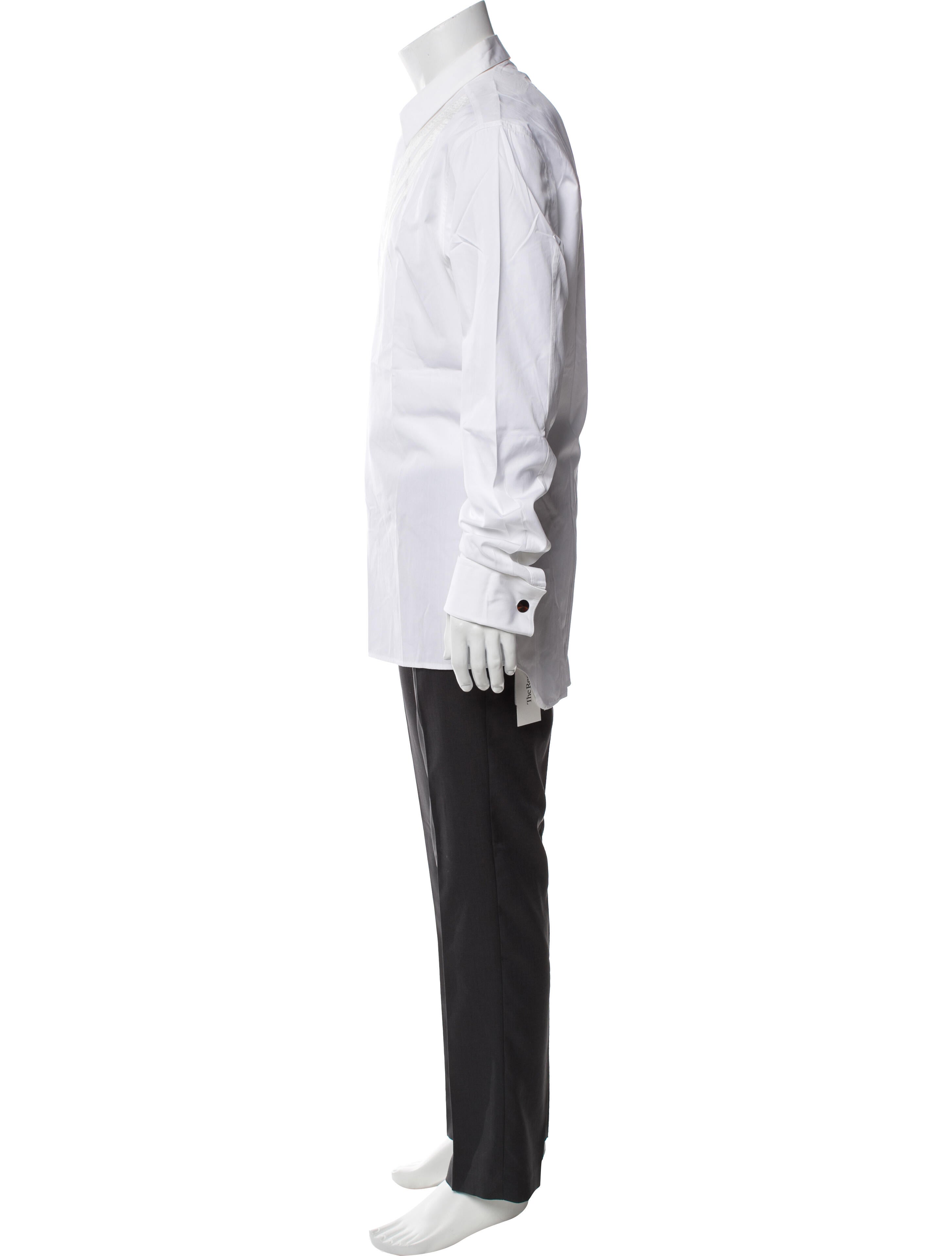 Roberto Cavalli Long Sleeve Tuxedo Shirt