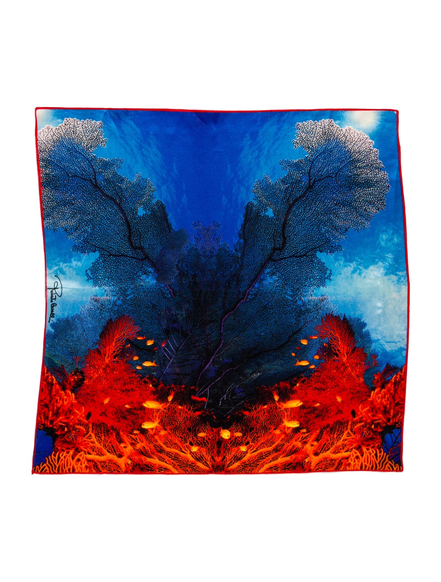 Roberto Cavalli Silk Printed Scarf