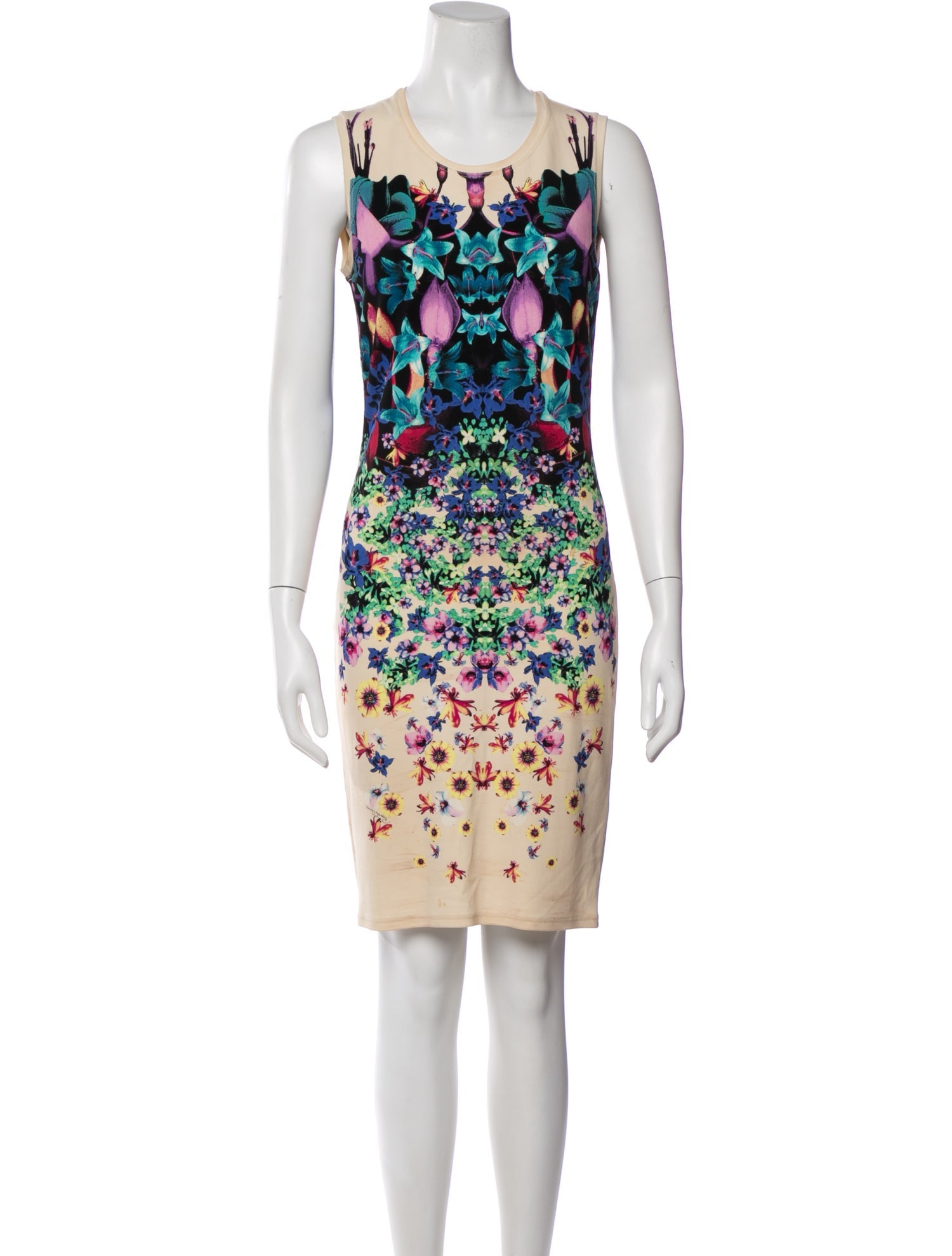 Roberto Cavalli Printed Knee-Length Dress