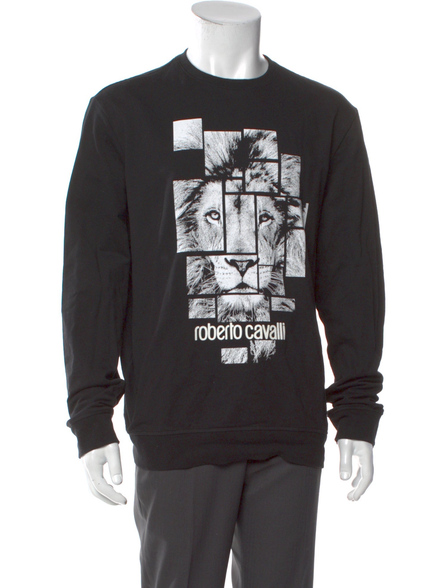 Roberto Cavalli Graphic Print Crew Neck T-Shirt