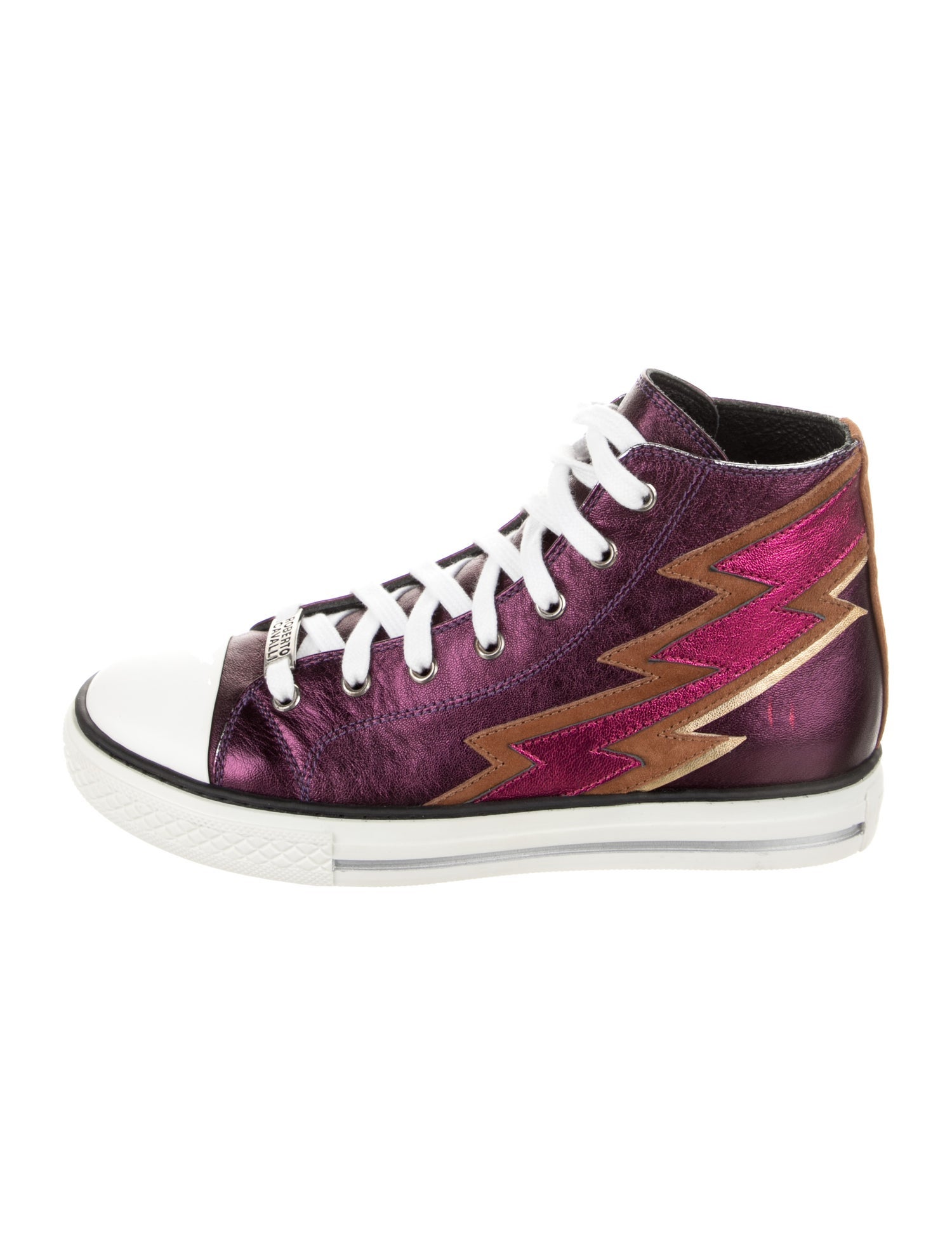 Roberto Cavalli Vintage Leather Sneakers