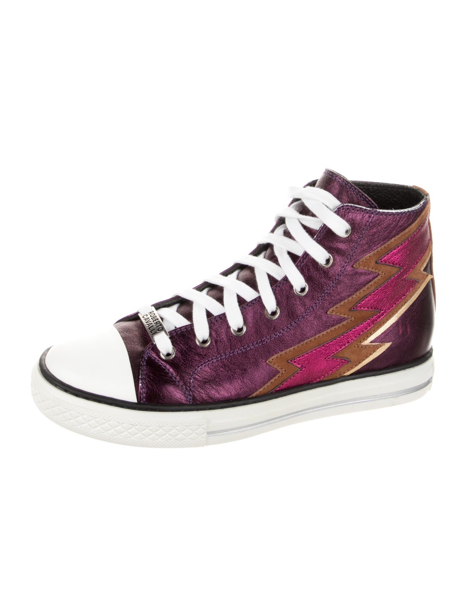 Roberto Cavalli Vintage Leather Sneakers