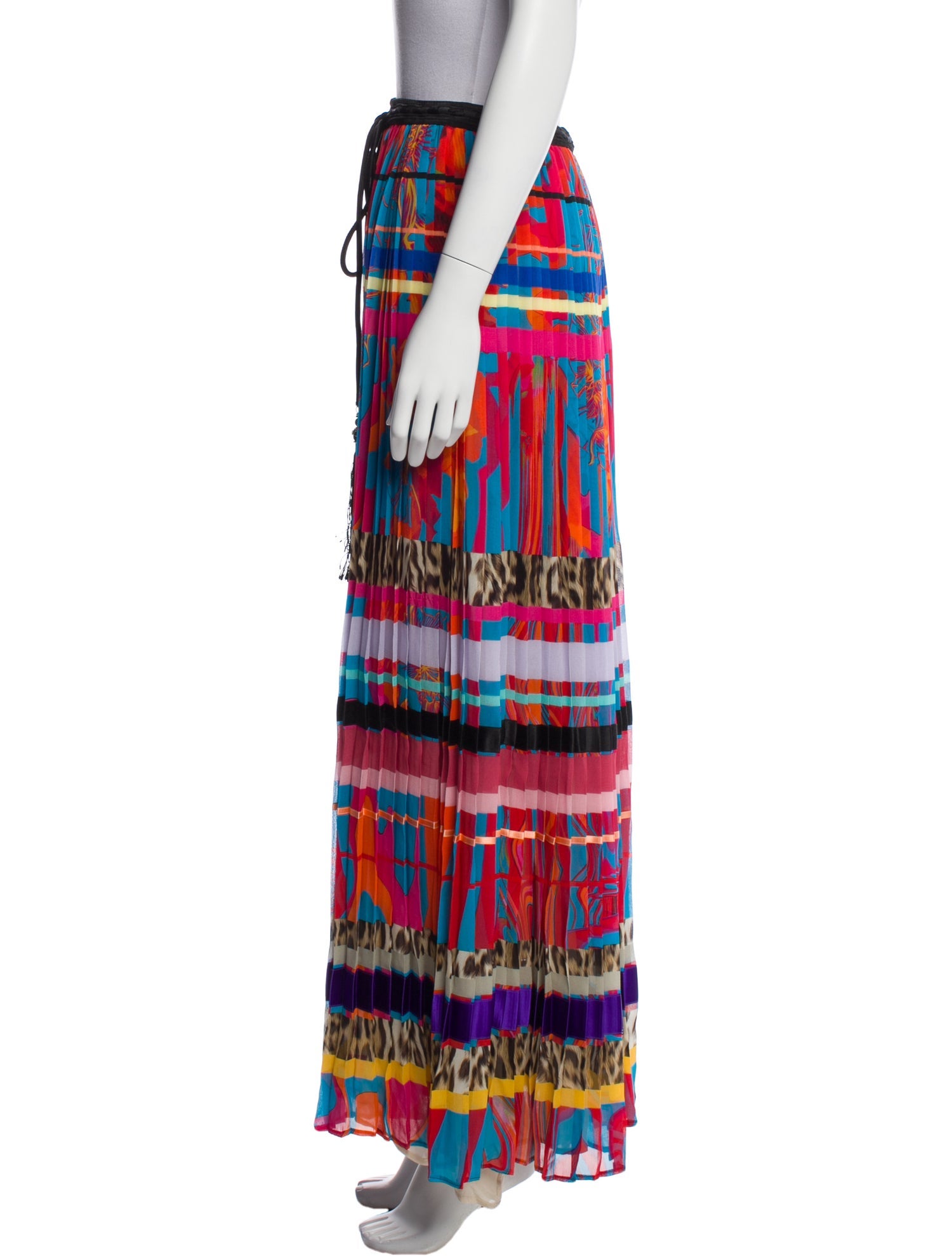 Roberto Cavalli Printed Long Skirt