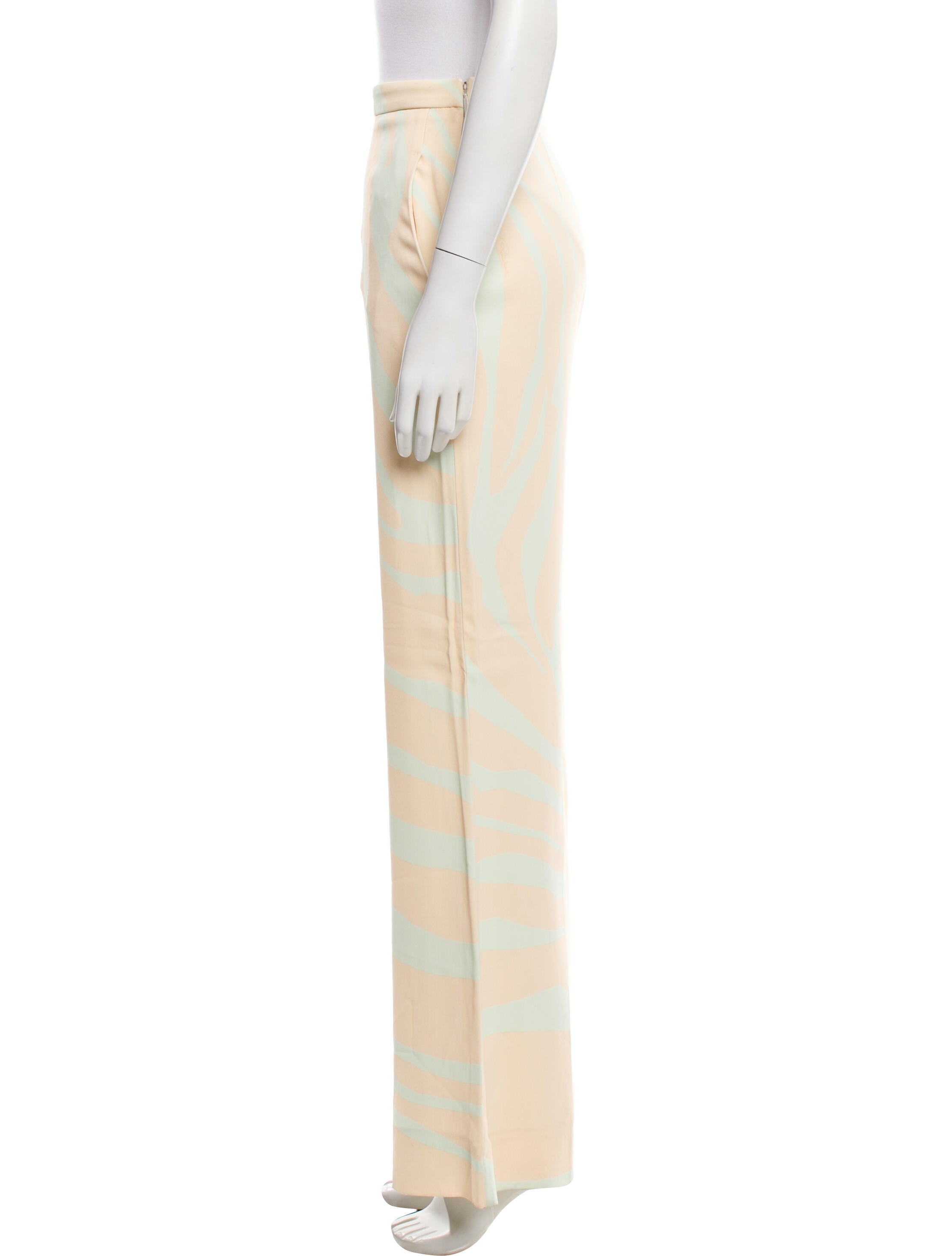 Roberto Cavalli Striped Wide Leg Pants