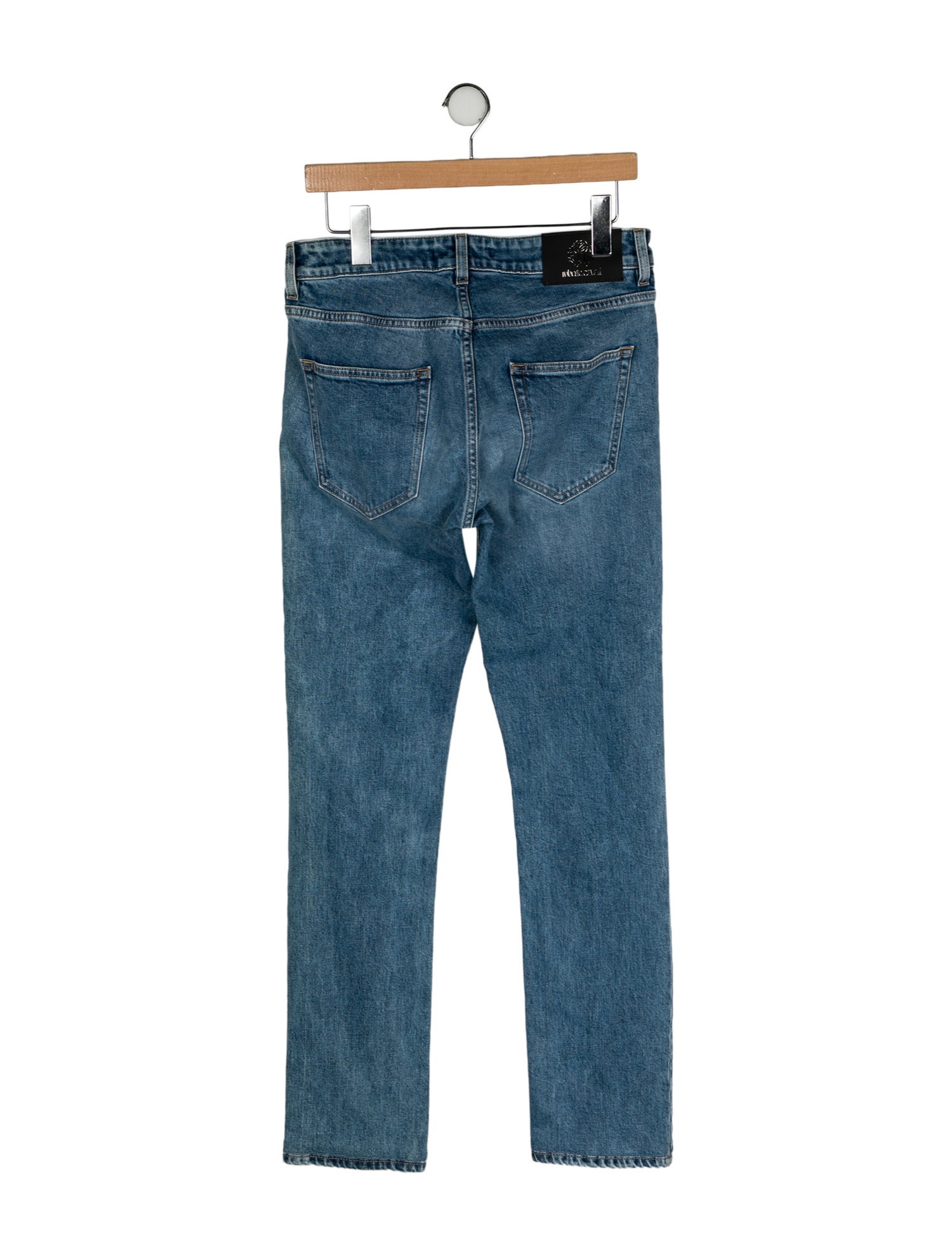 Roberto Cavalli Mid-Rise Straight Leg Jeans