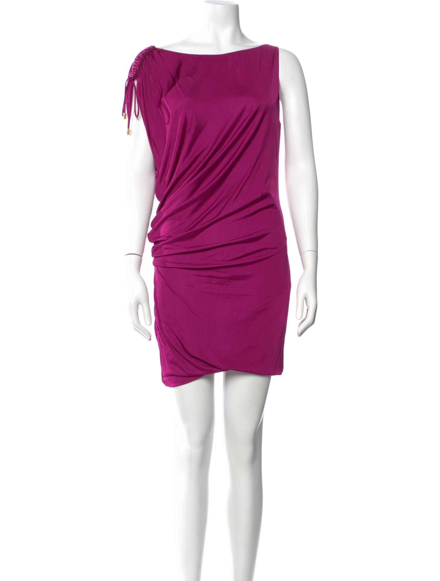 Roberto Cavalli Scoop Neck Mini Dress