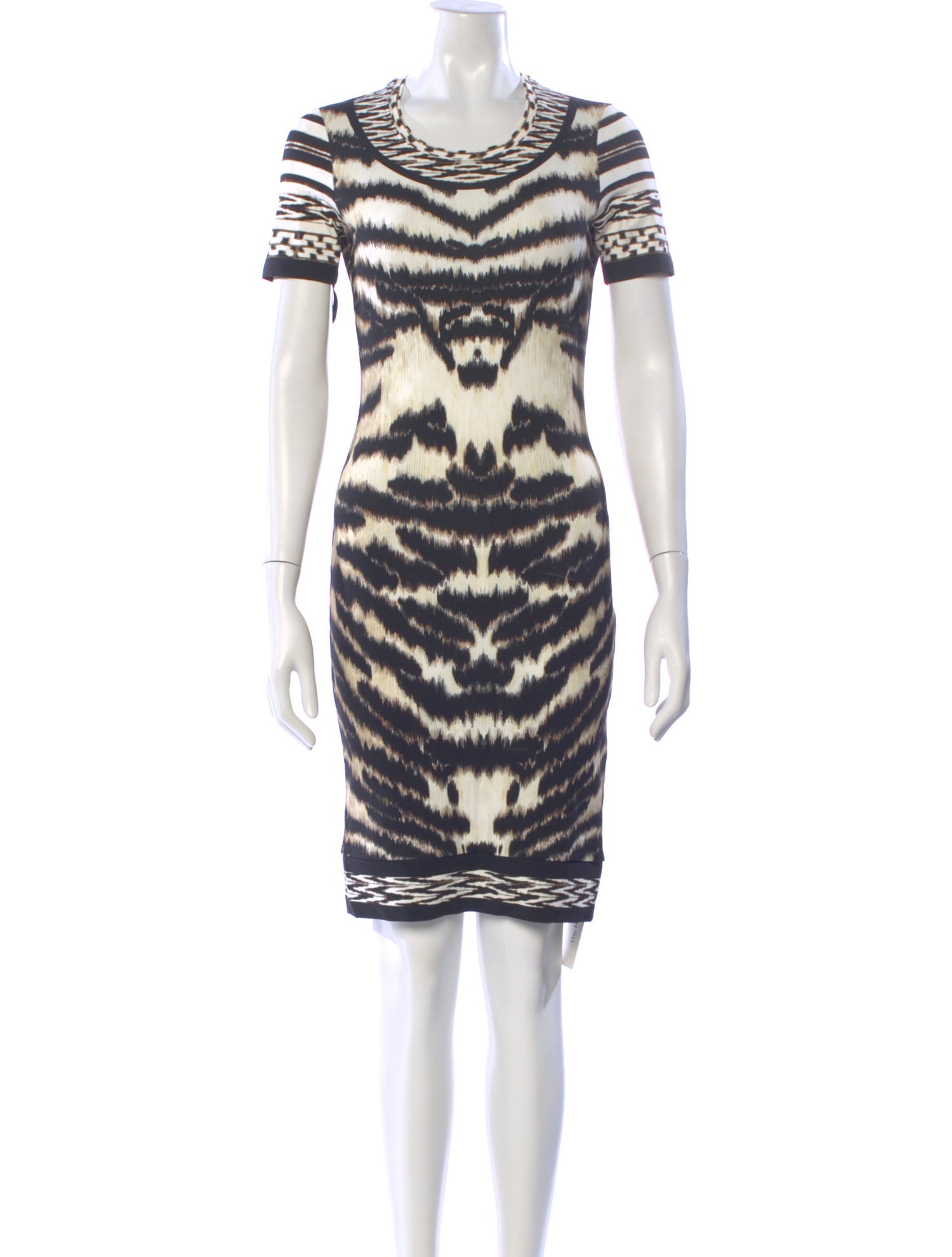 Roberto Cavalli Animal Print Knee-Length Dress