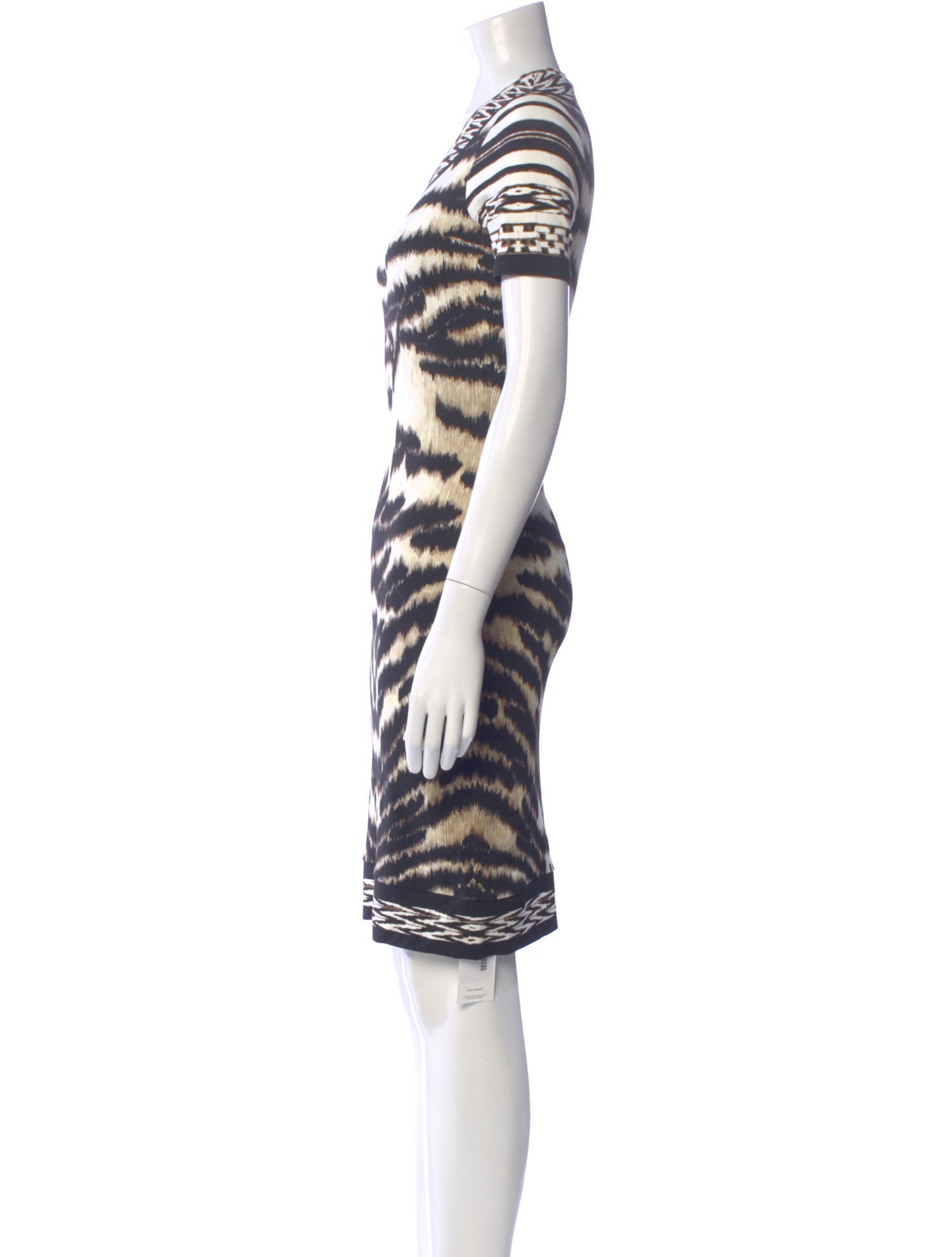 Roberto Cavalli Animal Print Knee-Length Dress