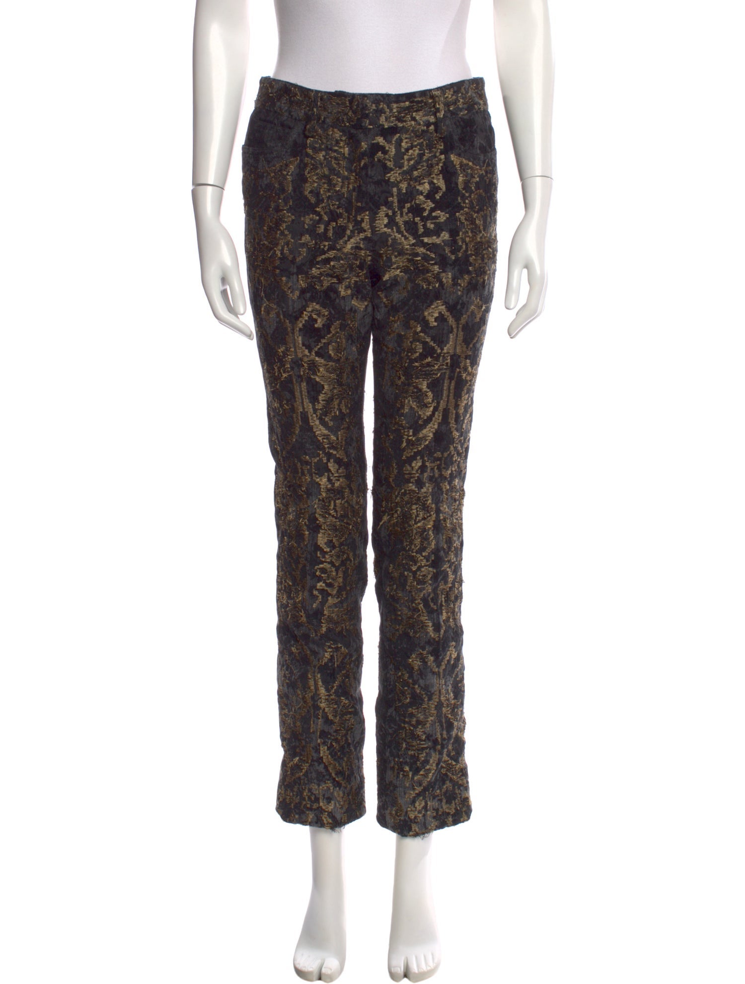 Roberto Cavalli Printed Straight Leg Pants