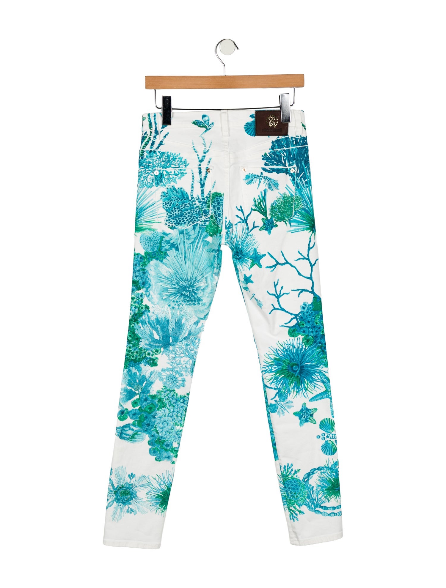 Roberto Cavalli Mid-Rise Skinny Leg Jeans w/ Tags