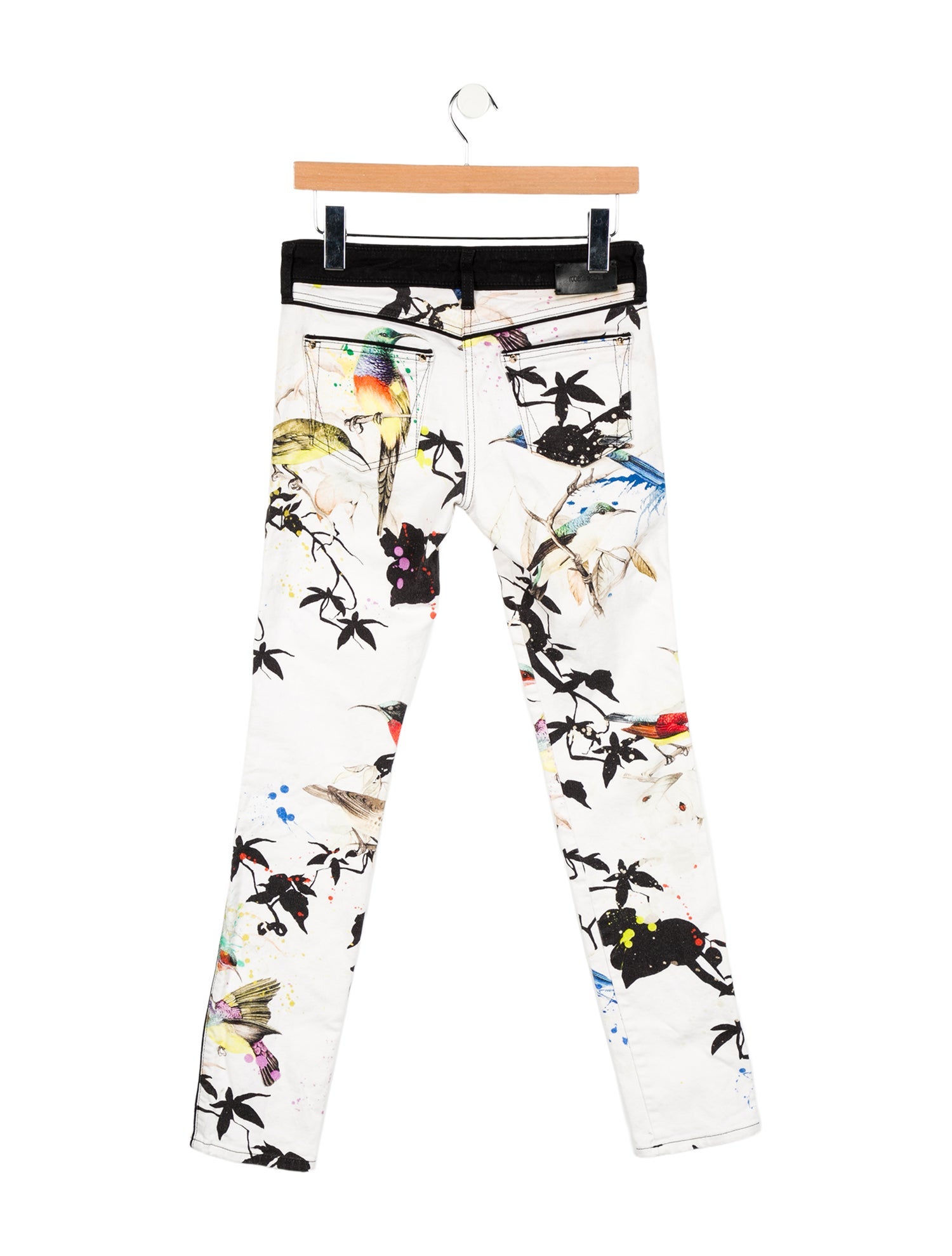 Roberto Cavalli Mid-Rise Straight Leg Jeans