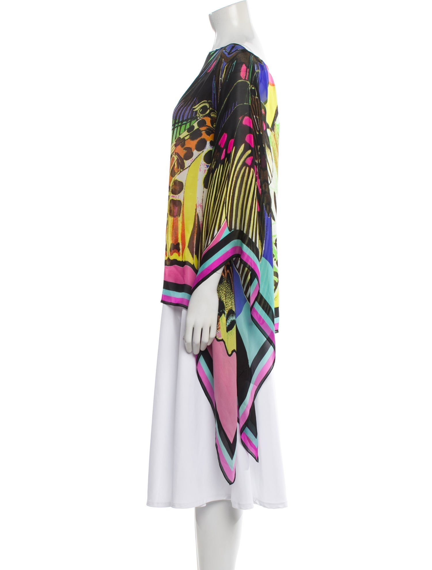 Roberto Cavalli Silk Printed Top